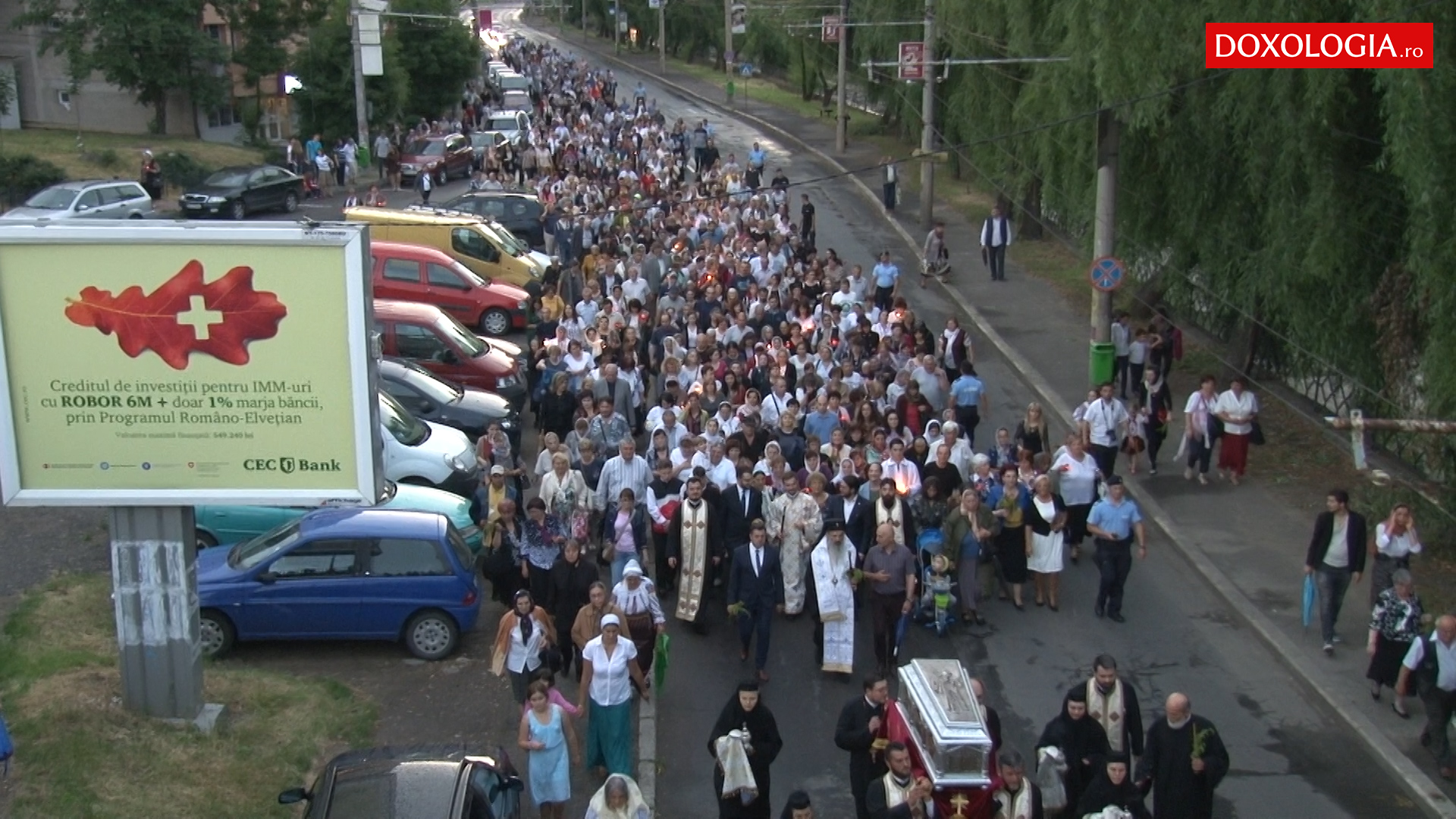 (Video) Tradiționala procesiune de la Piatra Neamț