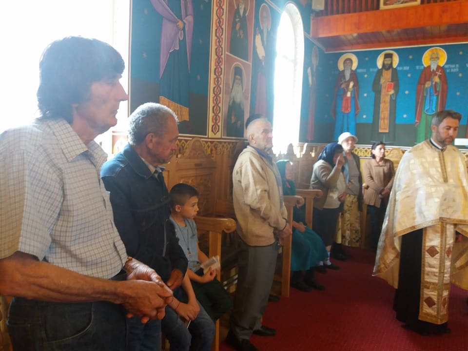 Sfinţire de loc pentru casă parohială, la Homiceni