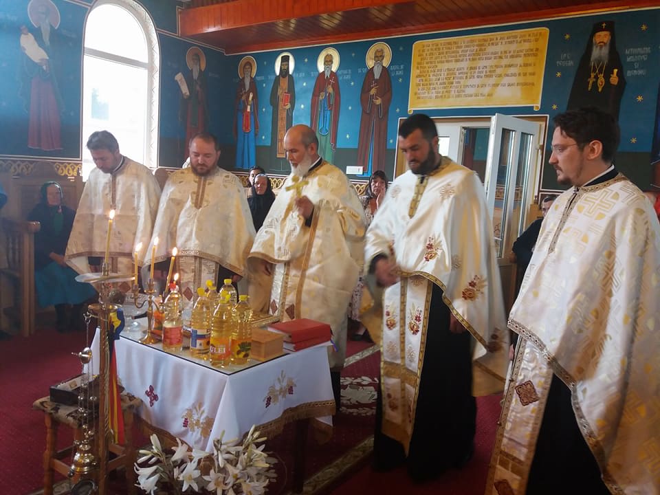 Sfinţire de loc pentru casă parohială, la Homiceni