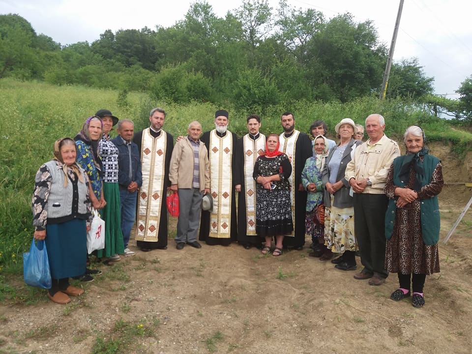 Sfinţire de loc pentru casă parohială, la Homiceni