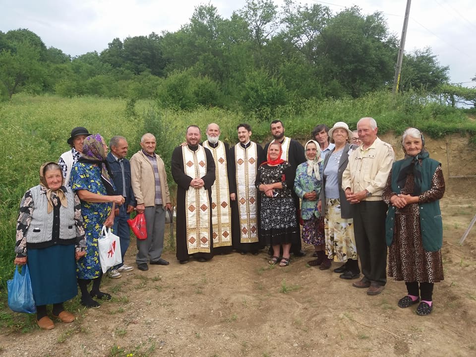 Sfinţire de loc pentru casă parohială, la Homiceni