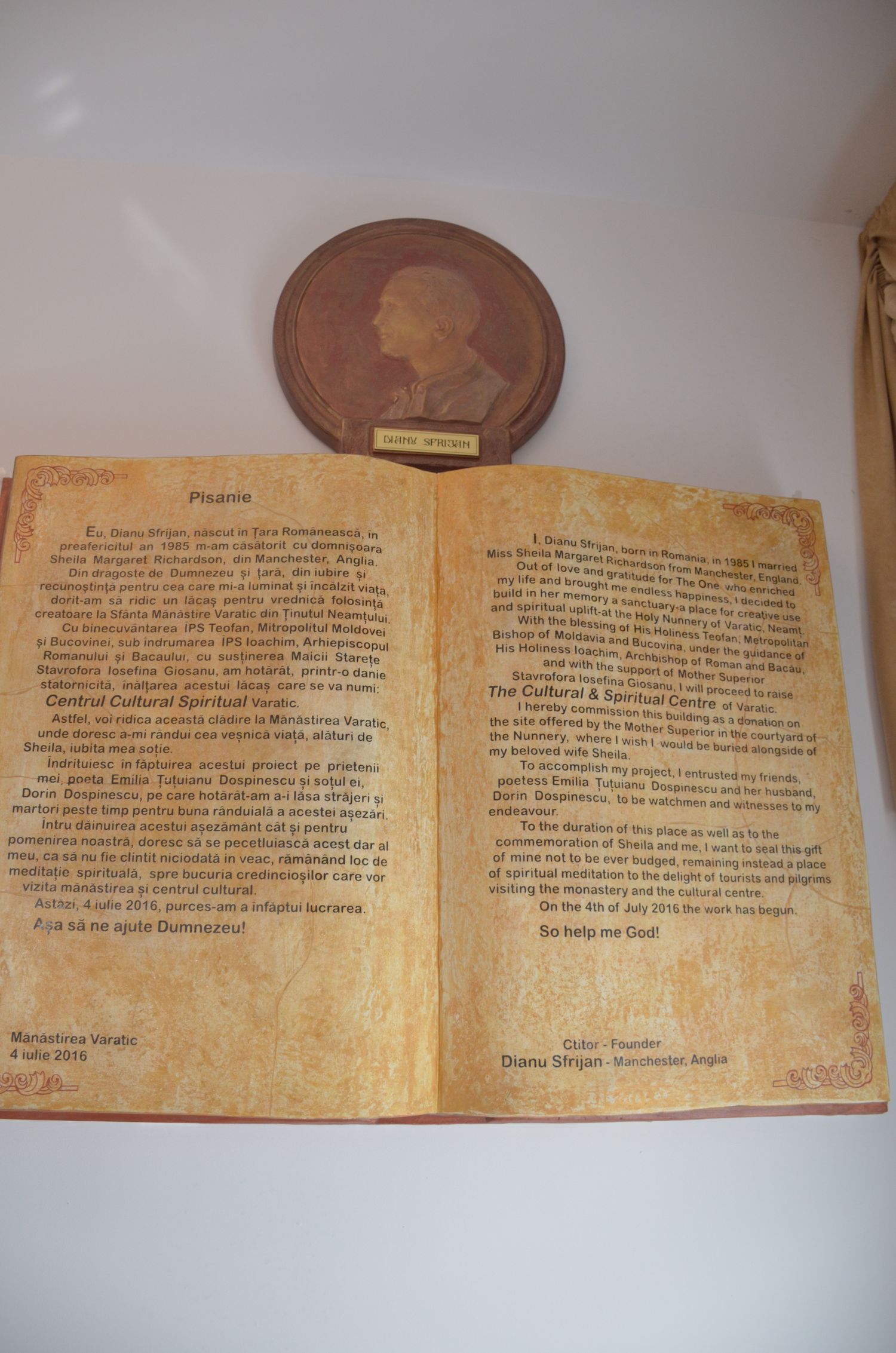 Inaugurarea Centrului Cultural Spiritual Văratic