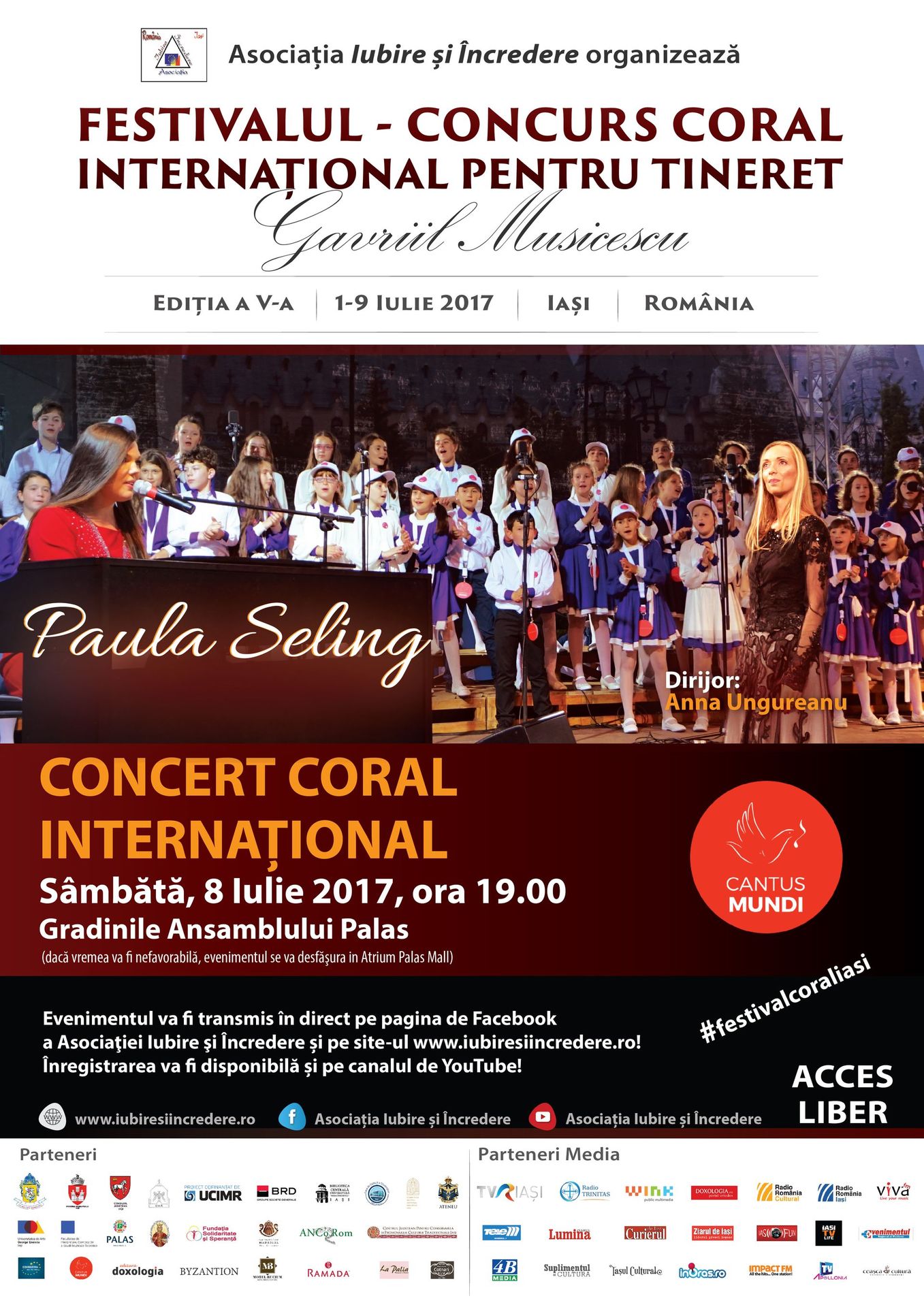 Concursul Internaţional pentru coruri de copii „Cantus Mundi” la Iași