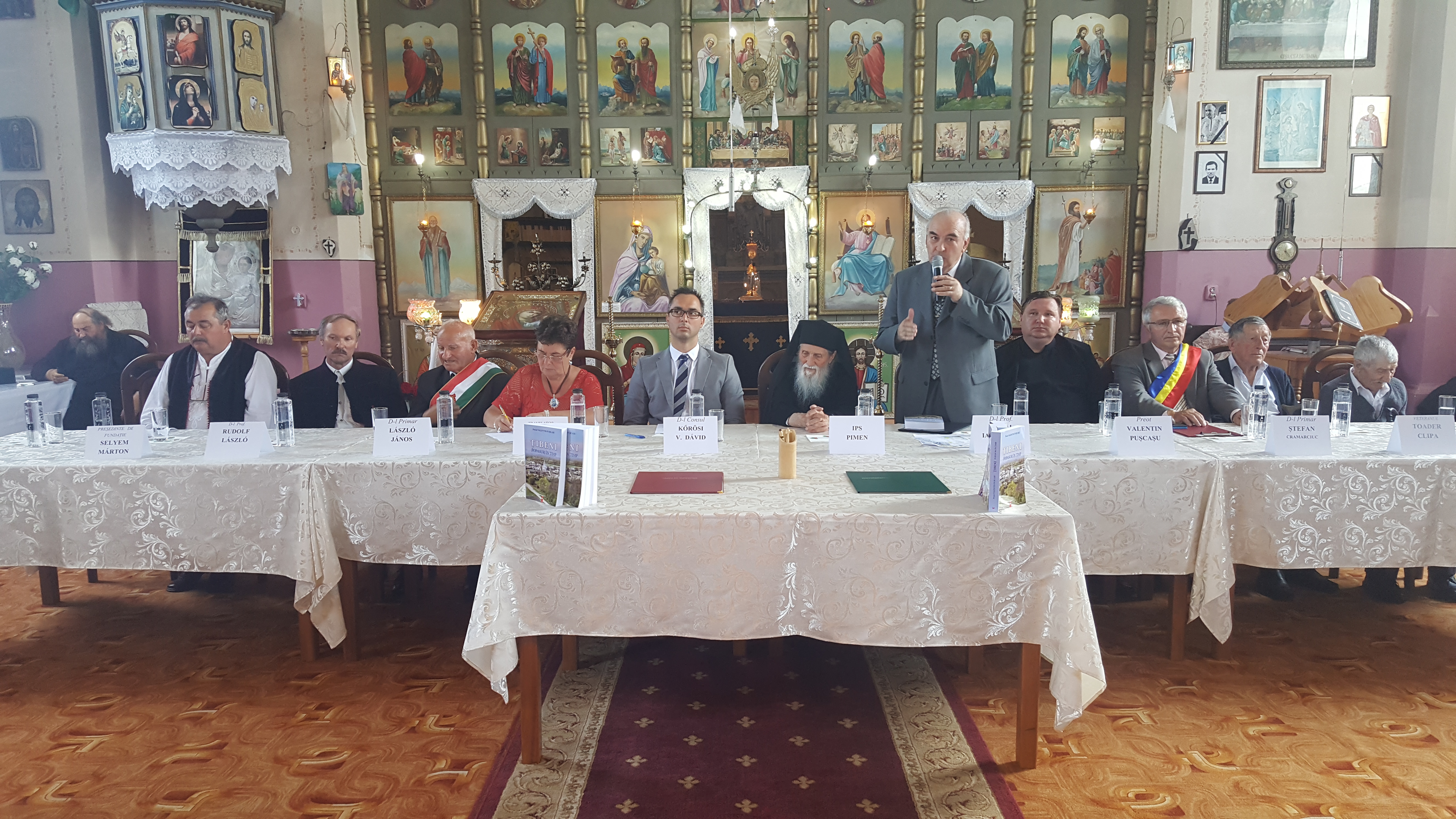 Slujire arhierească şi eveniment cultural în Parohia Ţibeni, Suceava