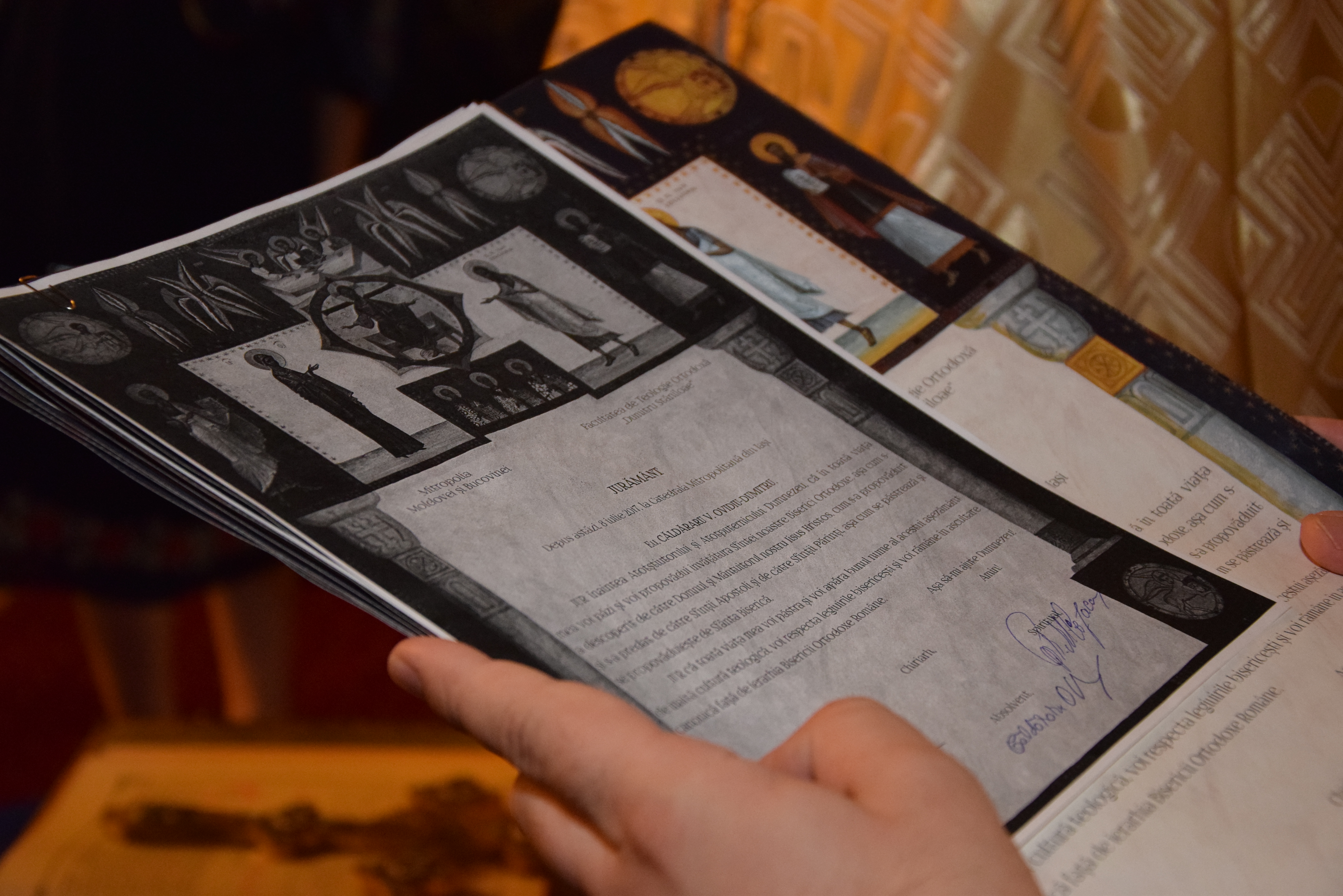 Jurământ de credință și curs festiv la Facultatea de Teologie Ortodoxă din Iași