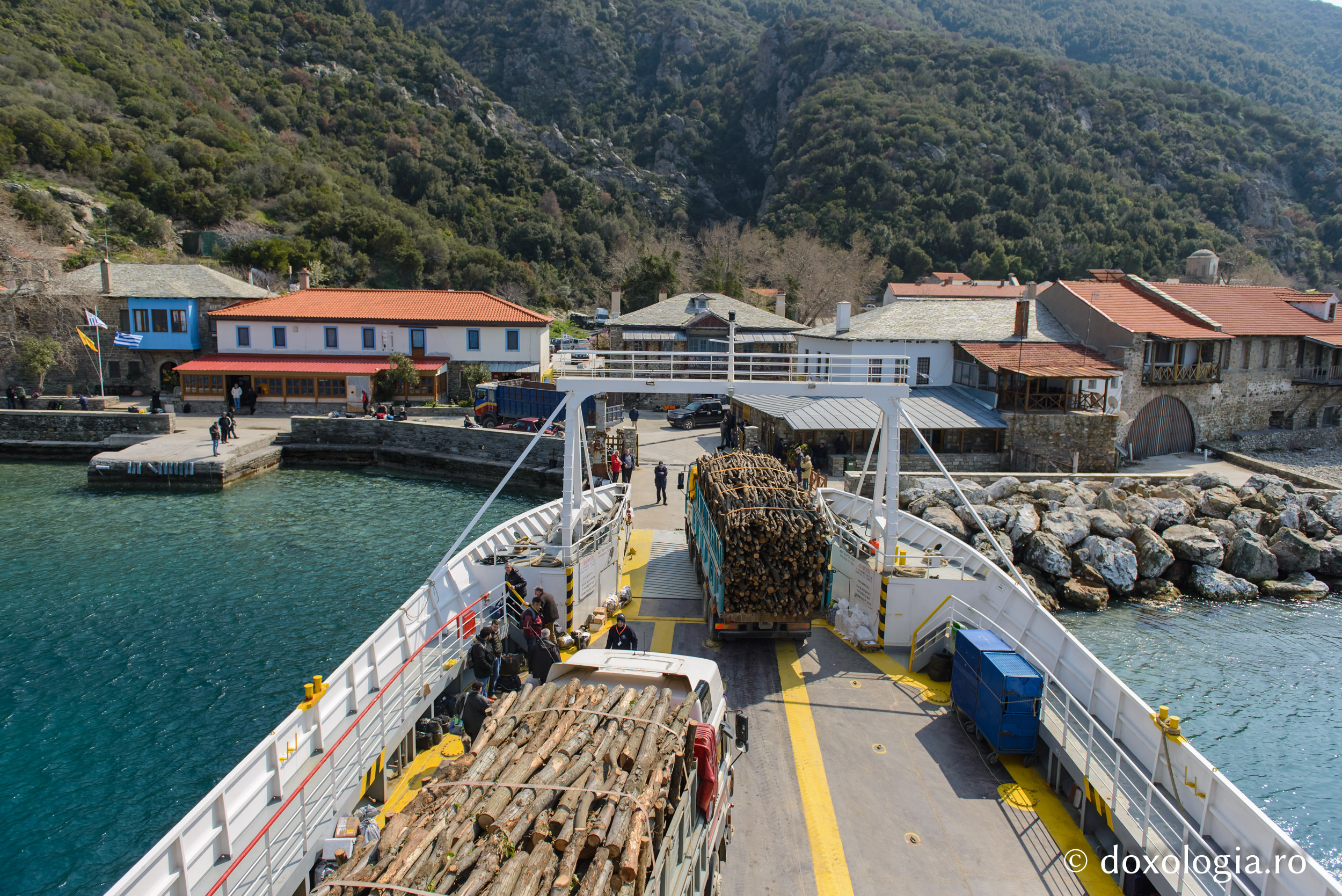 (Foto) Dafni – poarta de intrare în Sfântul Munte Athos