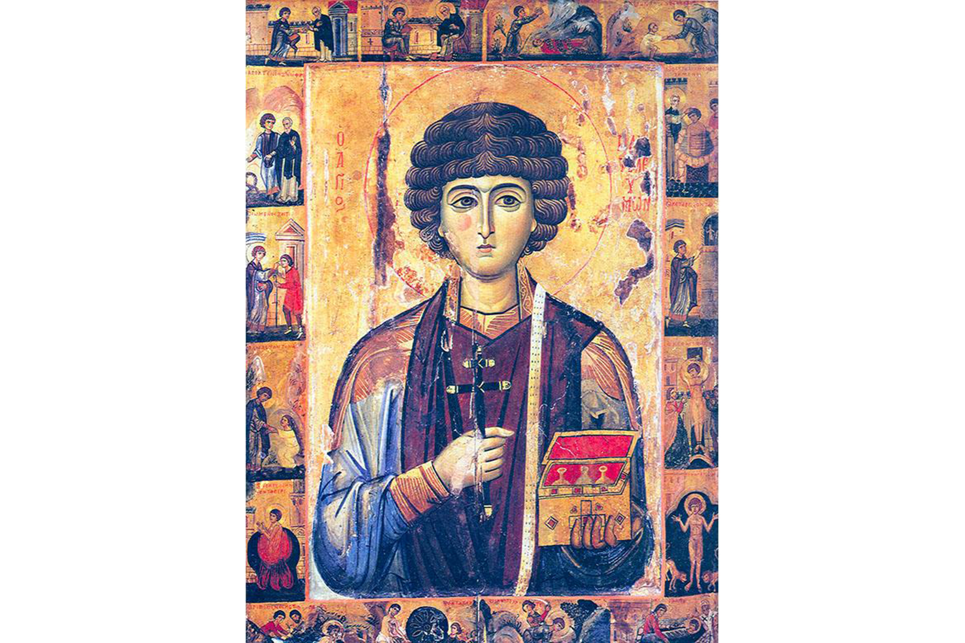 Icoana Sfântului Pantelimon de Mănăstirea „Sfânta Ecaterina”, Muntele Sinai