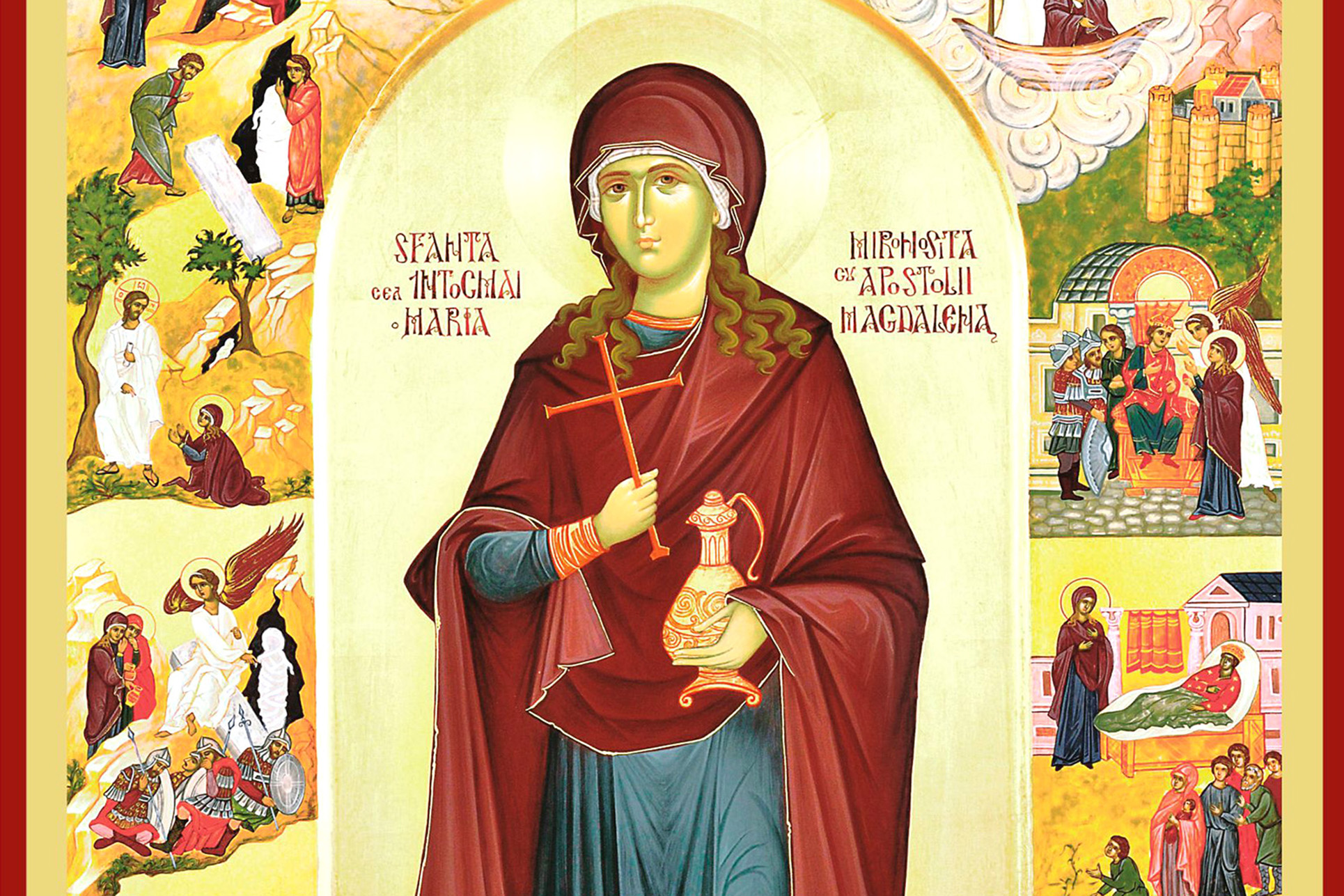 Sfânta Mironosiță, întocmai cu Apostolii, Maria Magdalena – drumul spre sfințenie Sfânta Mironosiță, întocmai cu Apostolii, Maria Magdalena