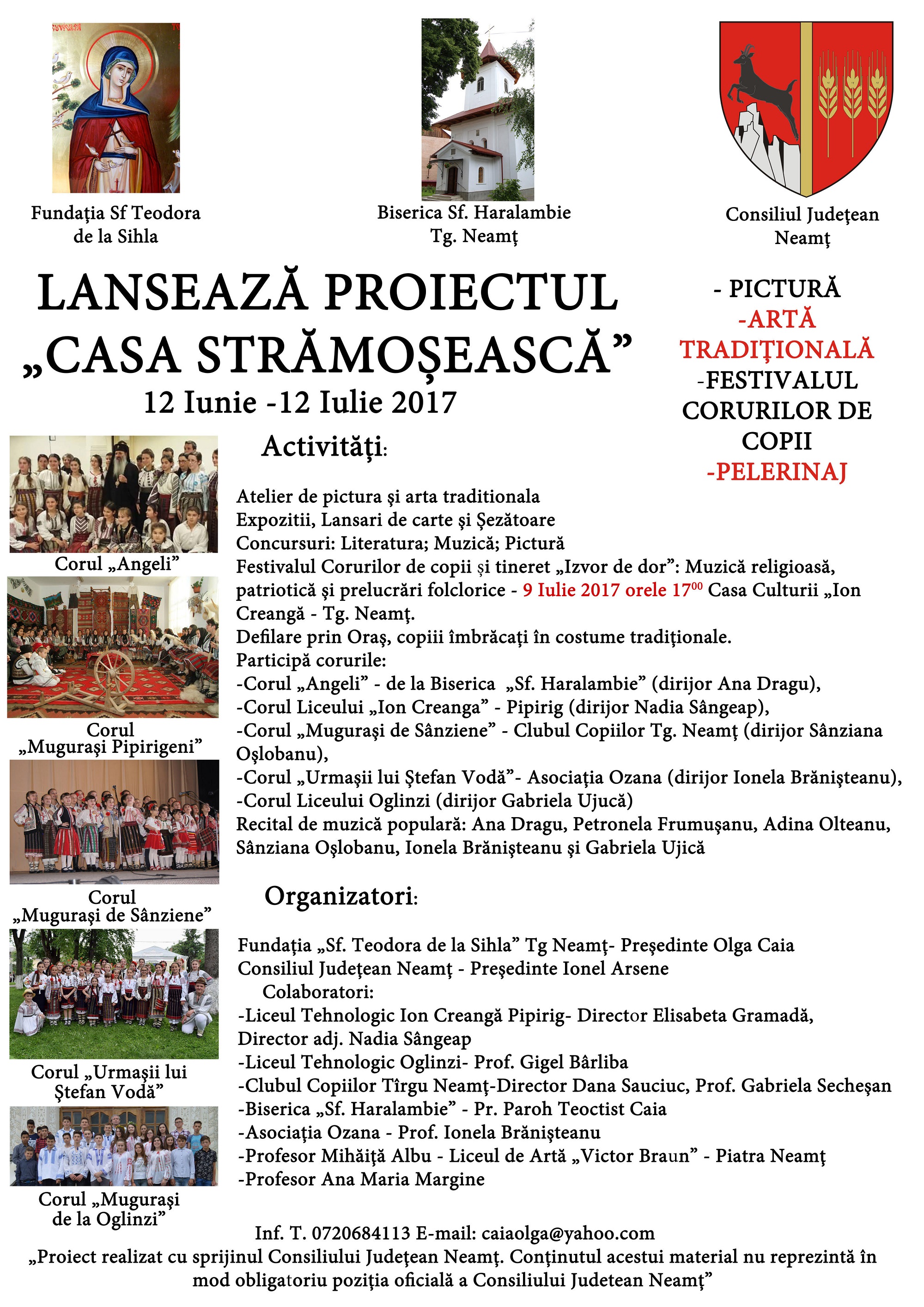 Tabără pentru 20 de copii din Basarabia la Târgu Neamţ