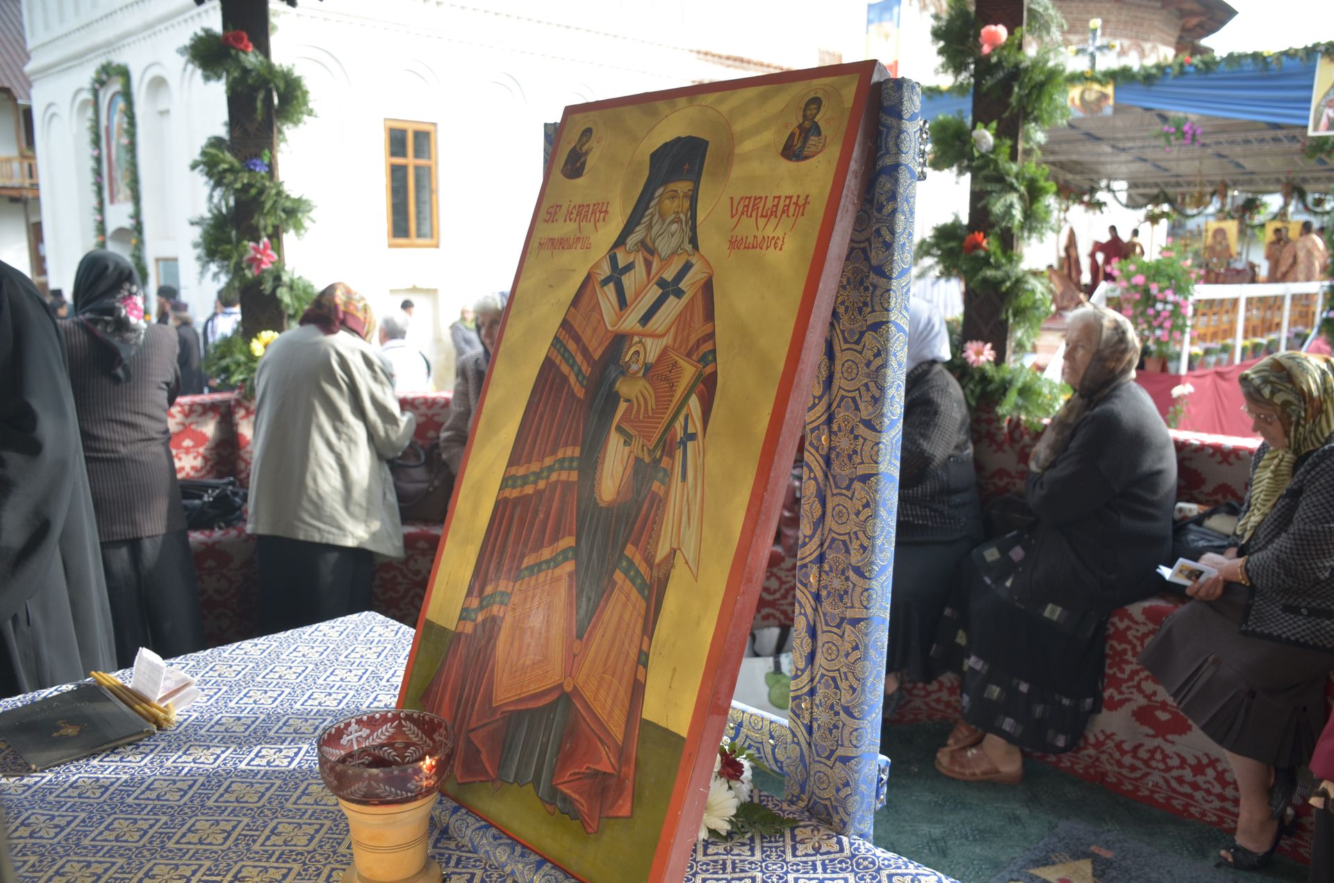 Hram la Mănăstirea Secu, una dintre cele mai vechi așezări monahale din Neamț