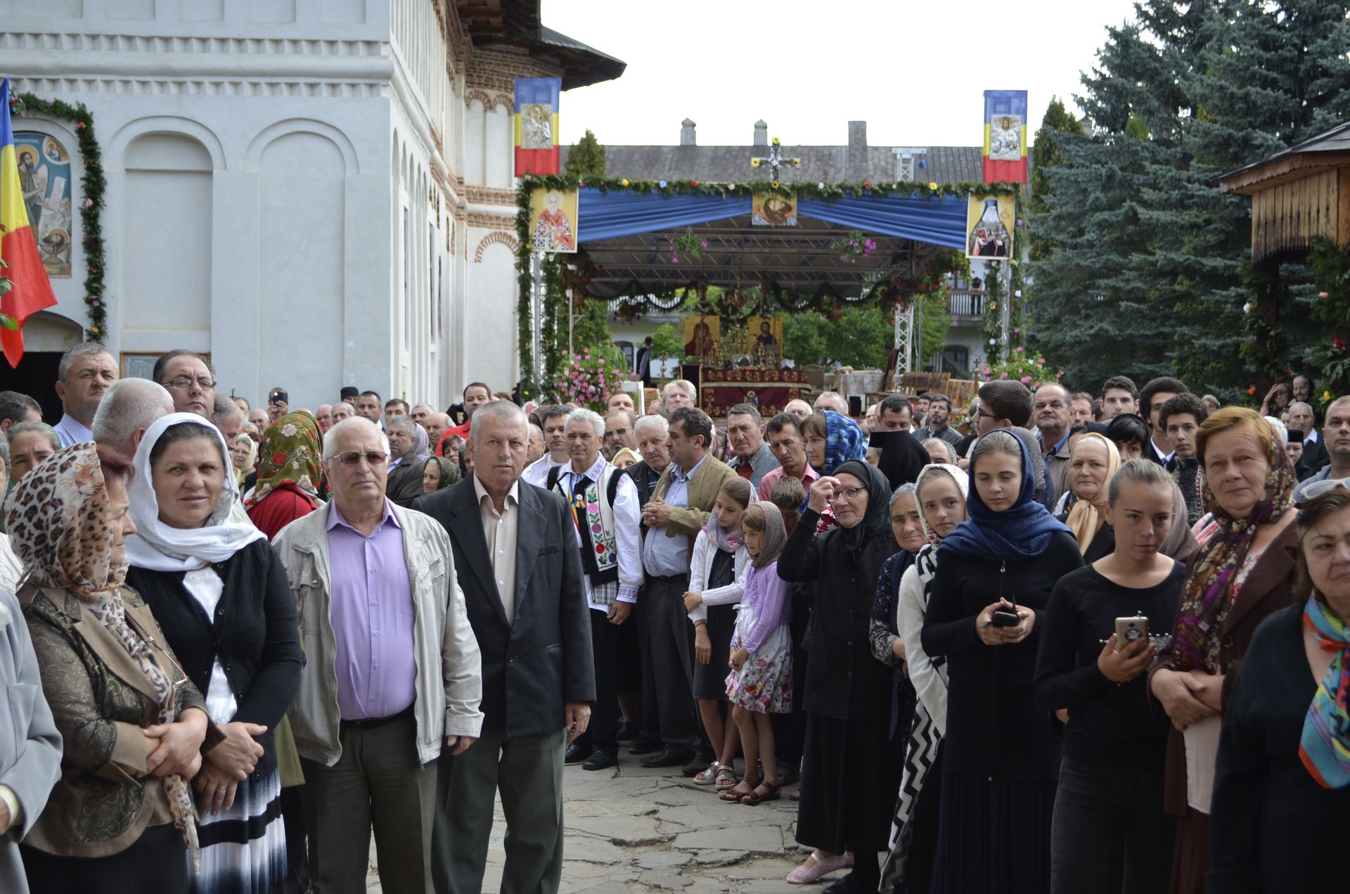 Hram la Mănăstirea Secu, una dintre cele mai vechi așezări monahale din Neamț