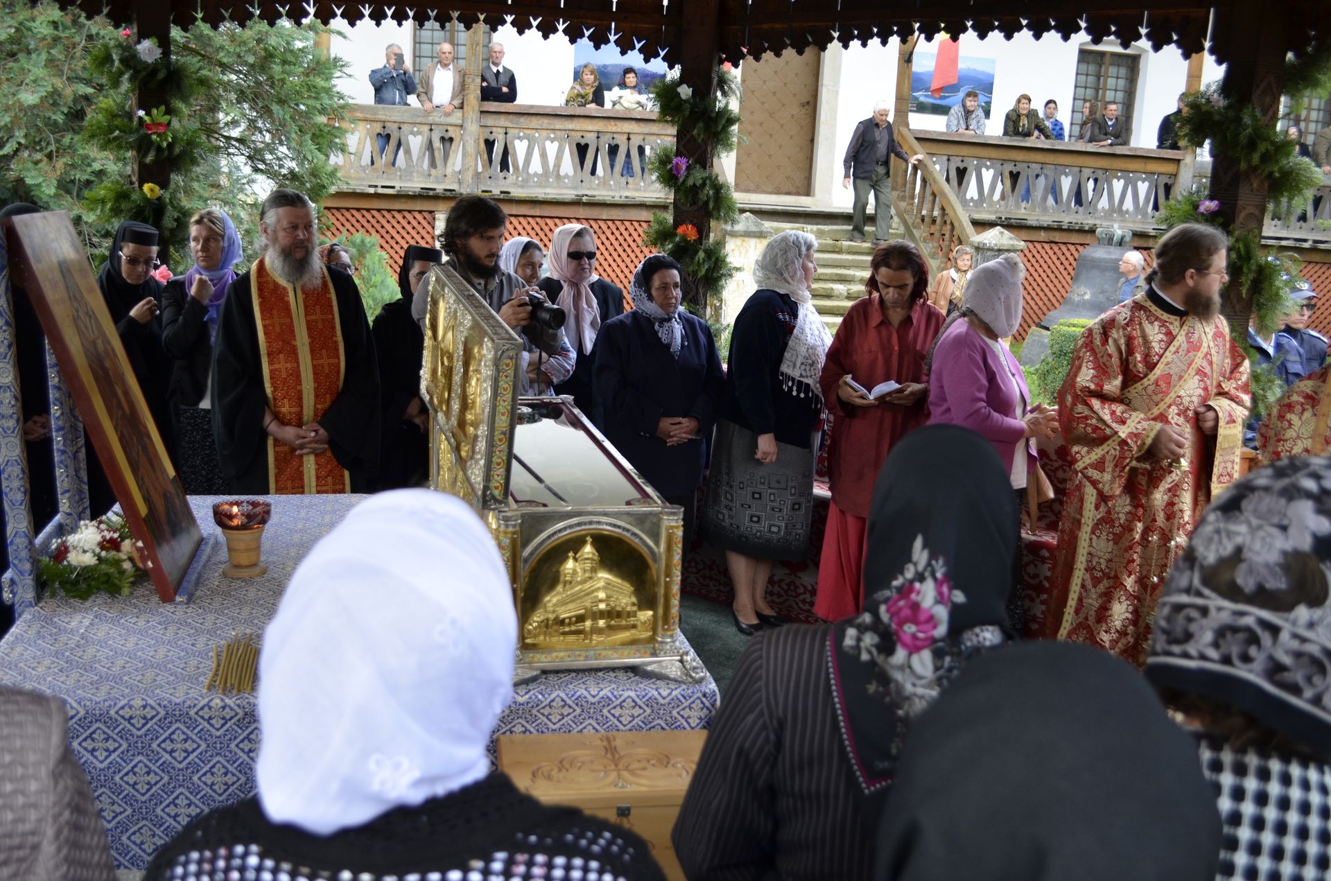 Hram la Mănăstirea Secu, una dintre cele mai vechi așezări monahale din Neamț