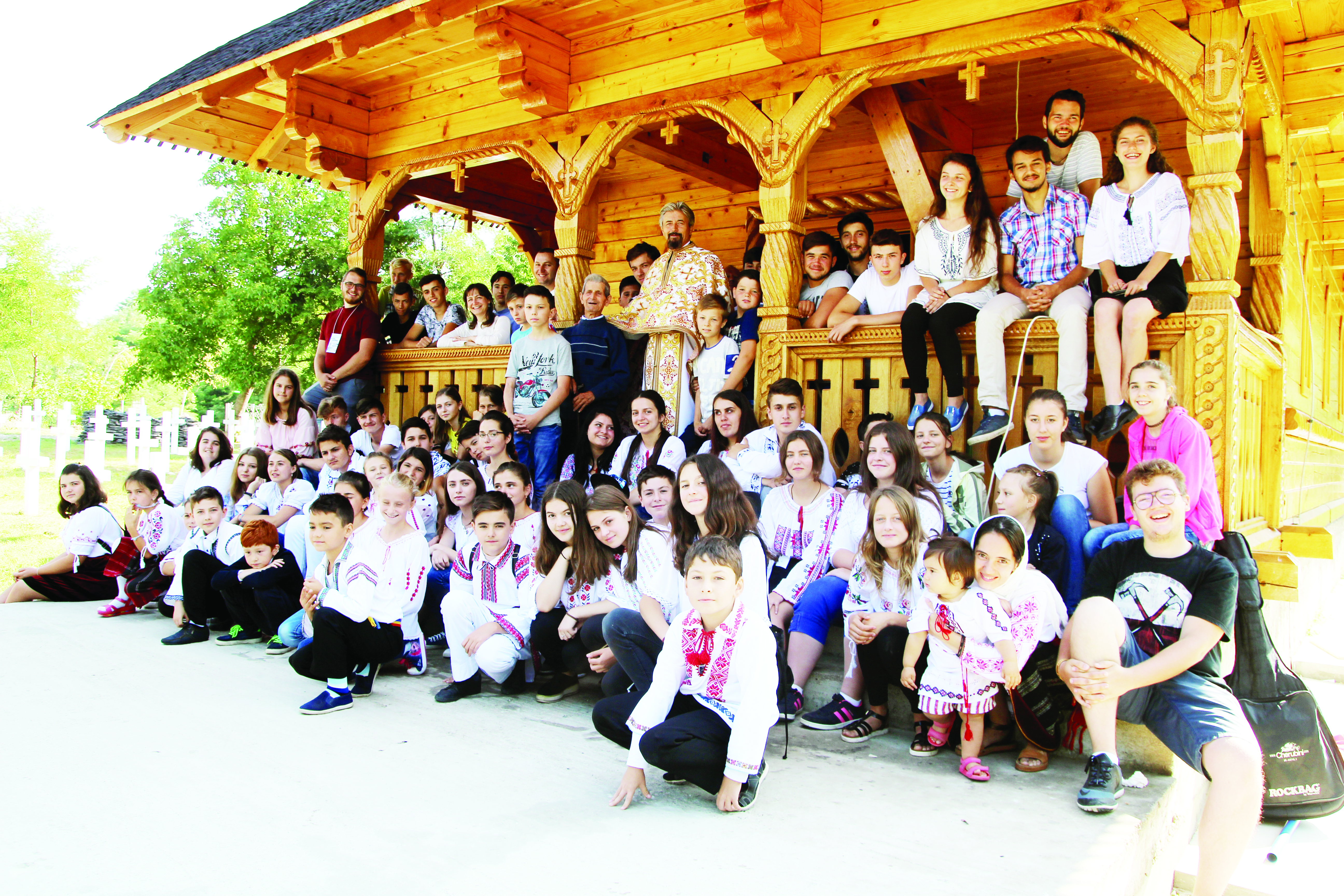 Tabăra din pridvorul satului Soci