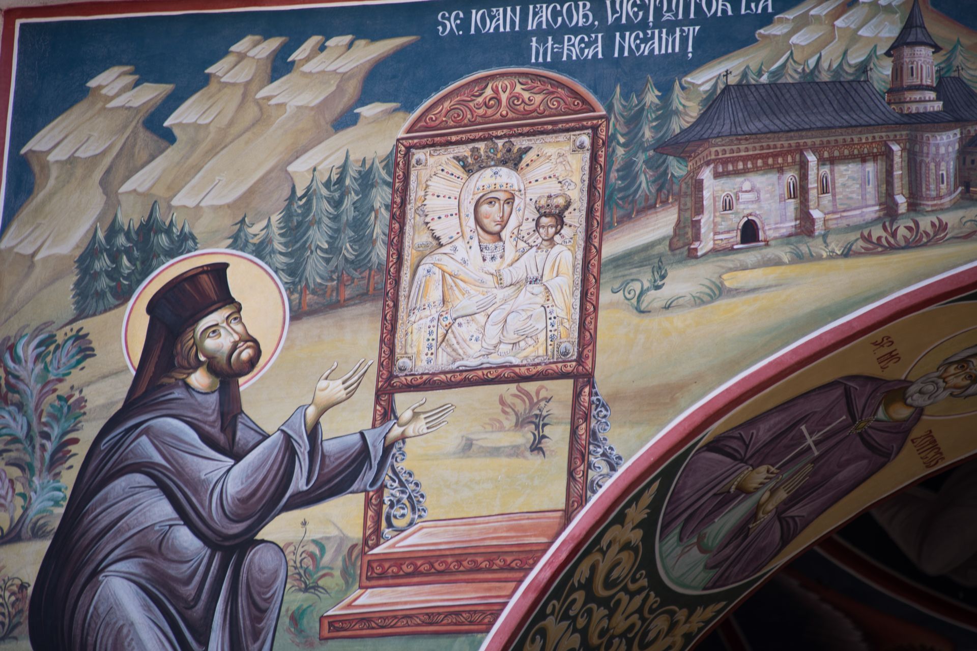 Ierarhi, preoți și credincioși, rugători către Sfântul Cuvios Ioan Iacob de la Neamț