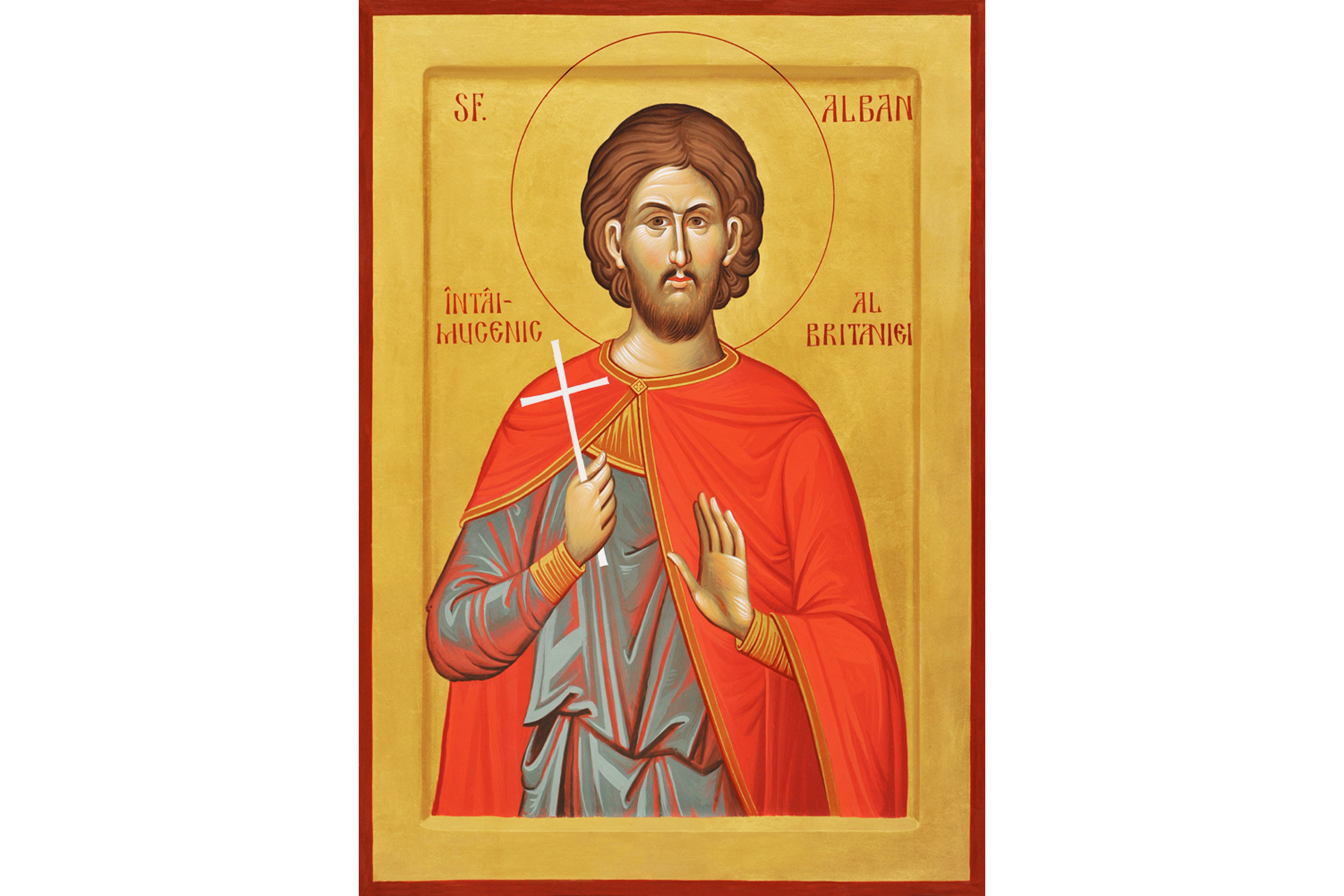 Sfântul Mucenic Alban / Foto: Parohia Luton, Marea Britanie Sfântul Mucenic Alban al Britaniei