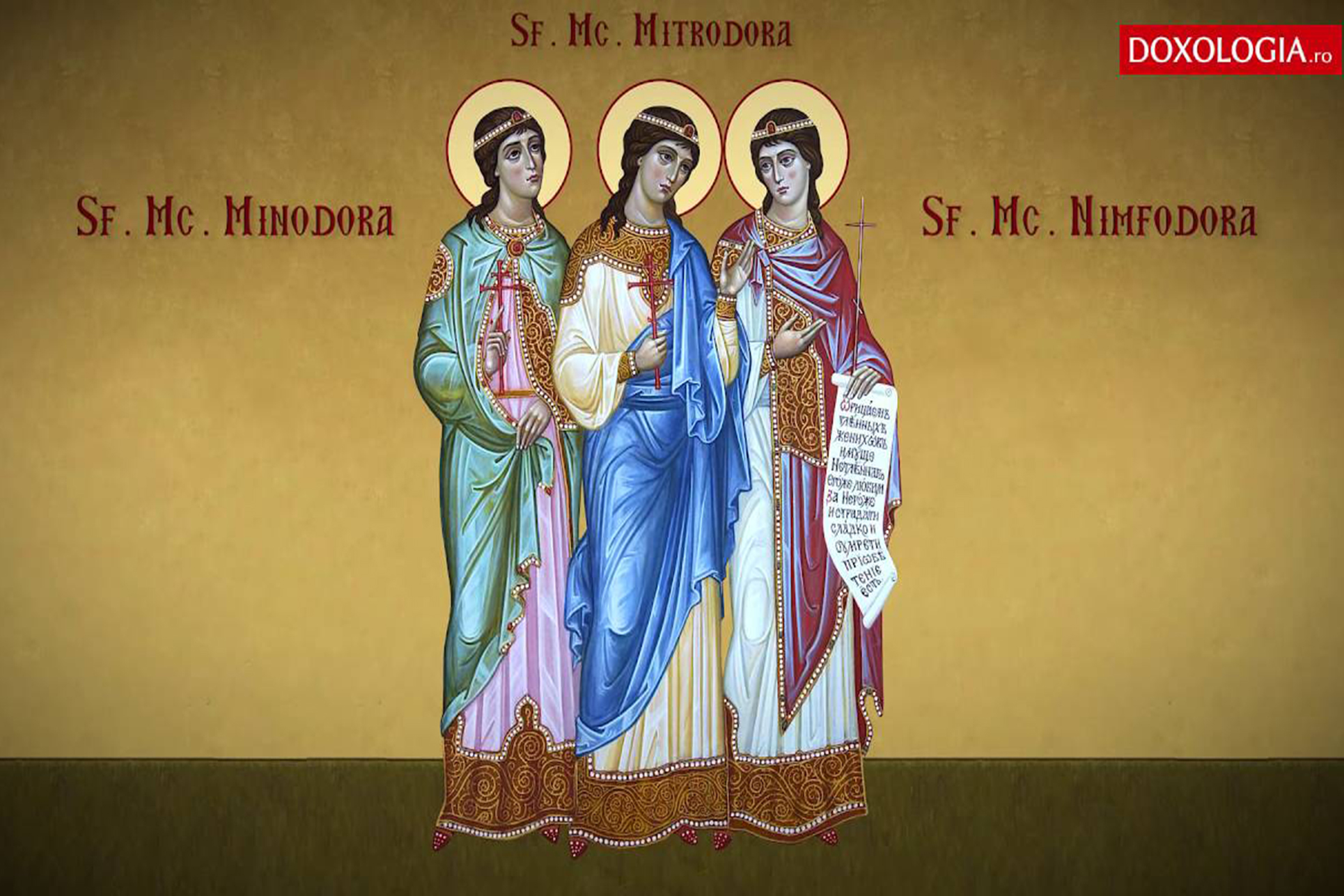 Sfintele Mucenițe Minodora, Mitrodora și Nimfodora – drumul spre sfințenie Sfintele Mucenițe Minodora, Mitrodora și Nimfodora