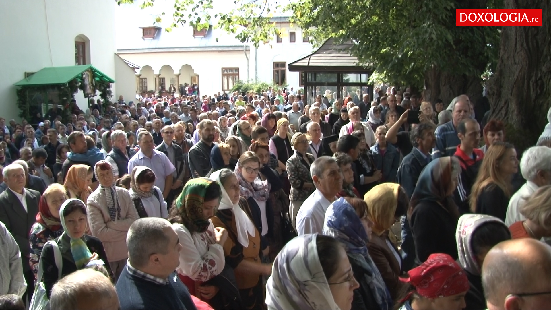 (Video) Cel mai mare așezământ monahal românesc și-a serbat hramul