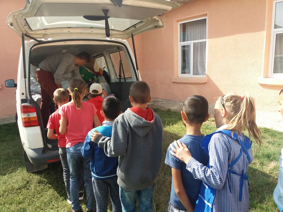 Bucurie pentru copiii din Spineni - Andrieşeni