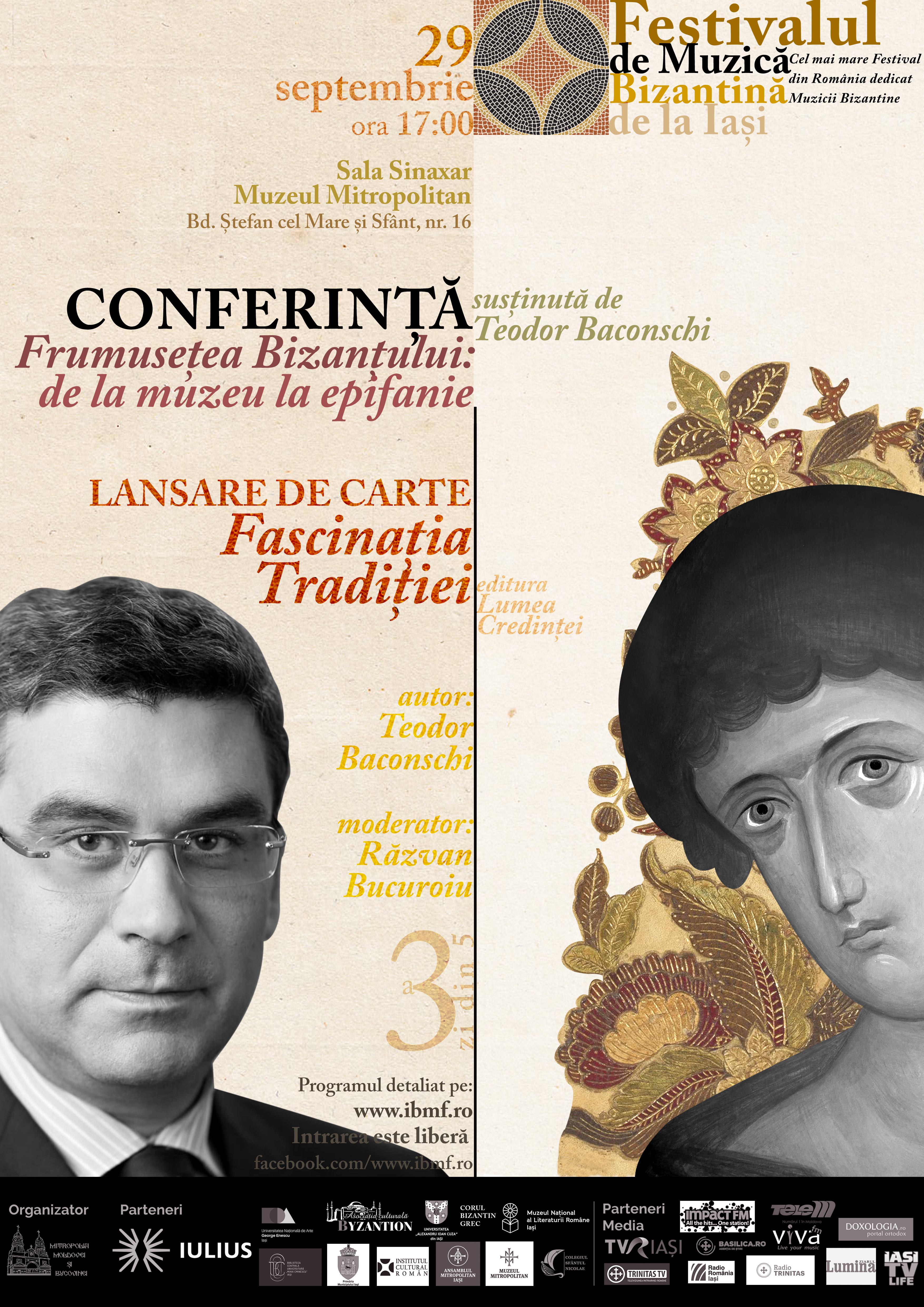 Conferință și slujbă de priveghere în cadrul Festivalului de Muzică Bizantină de la Iași