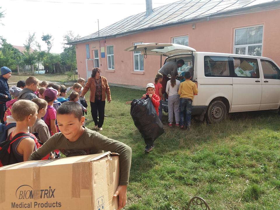 Bucurie pentru copiii din Spineni - Andrieşeni