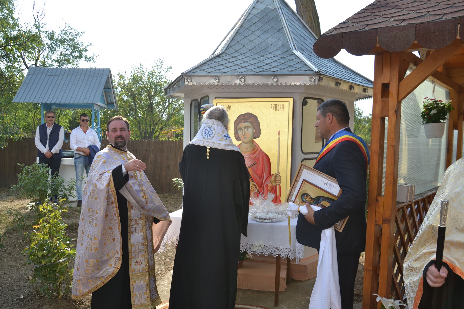 Sfințire de casă socială la Oprișeni, Iași