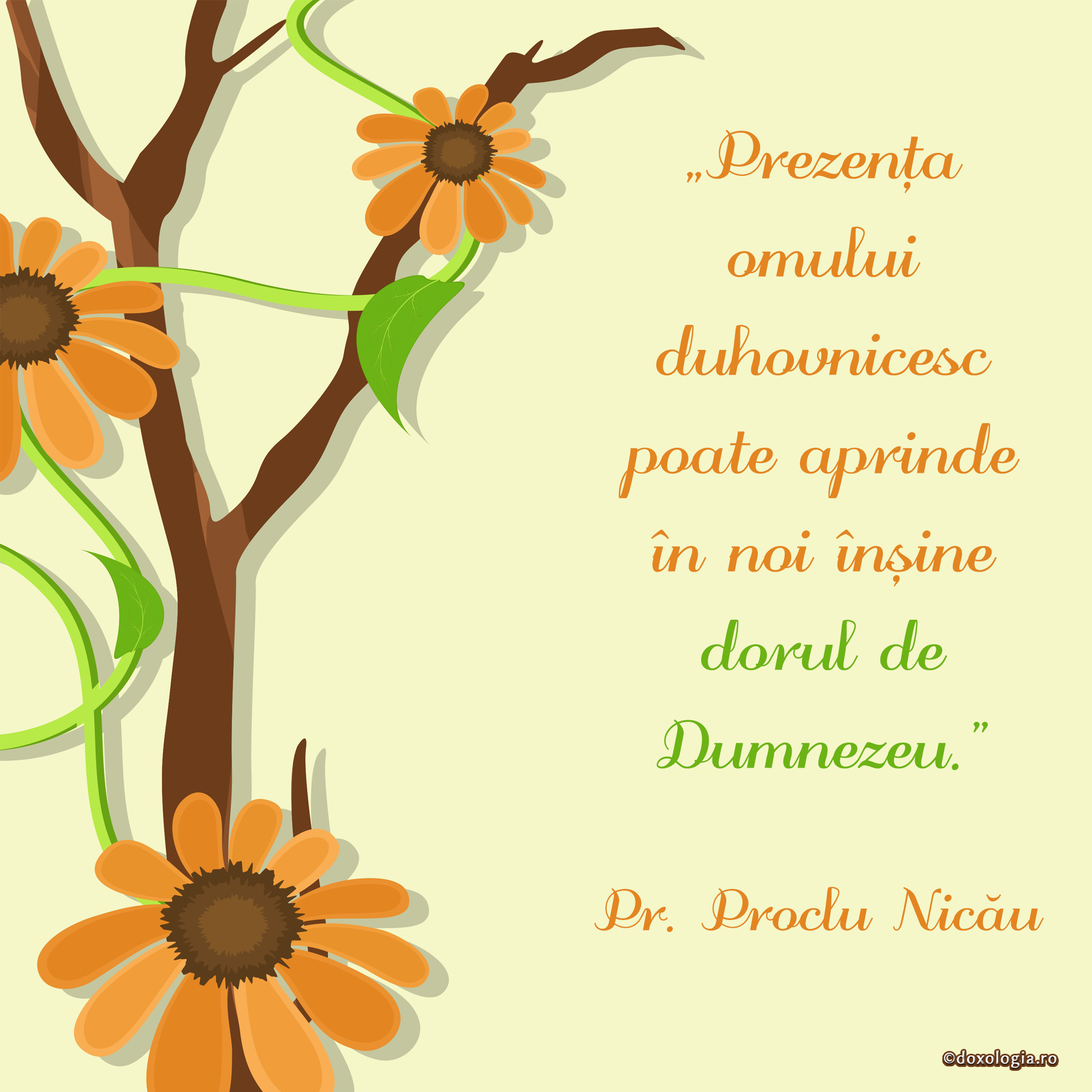 Prezența omului duhovnicesc poate aprinde în noi înșine dorul de Dumnezeu