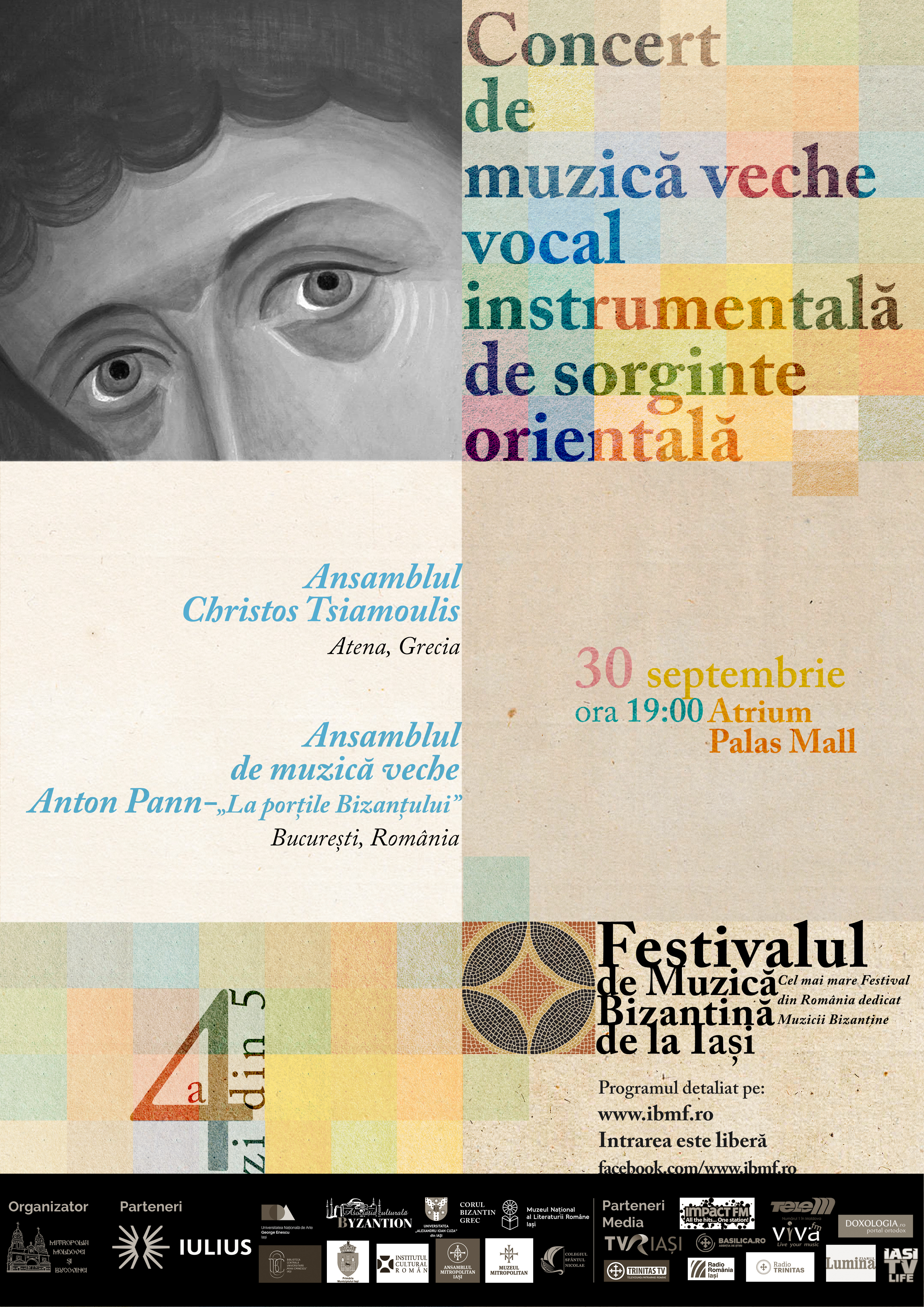 Concert de muzică laică în cadrul Festivalului de Muzică Bizantină de la Iași