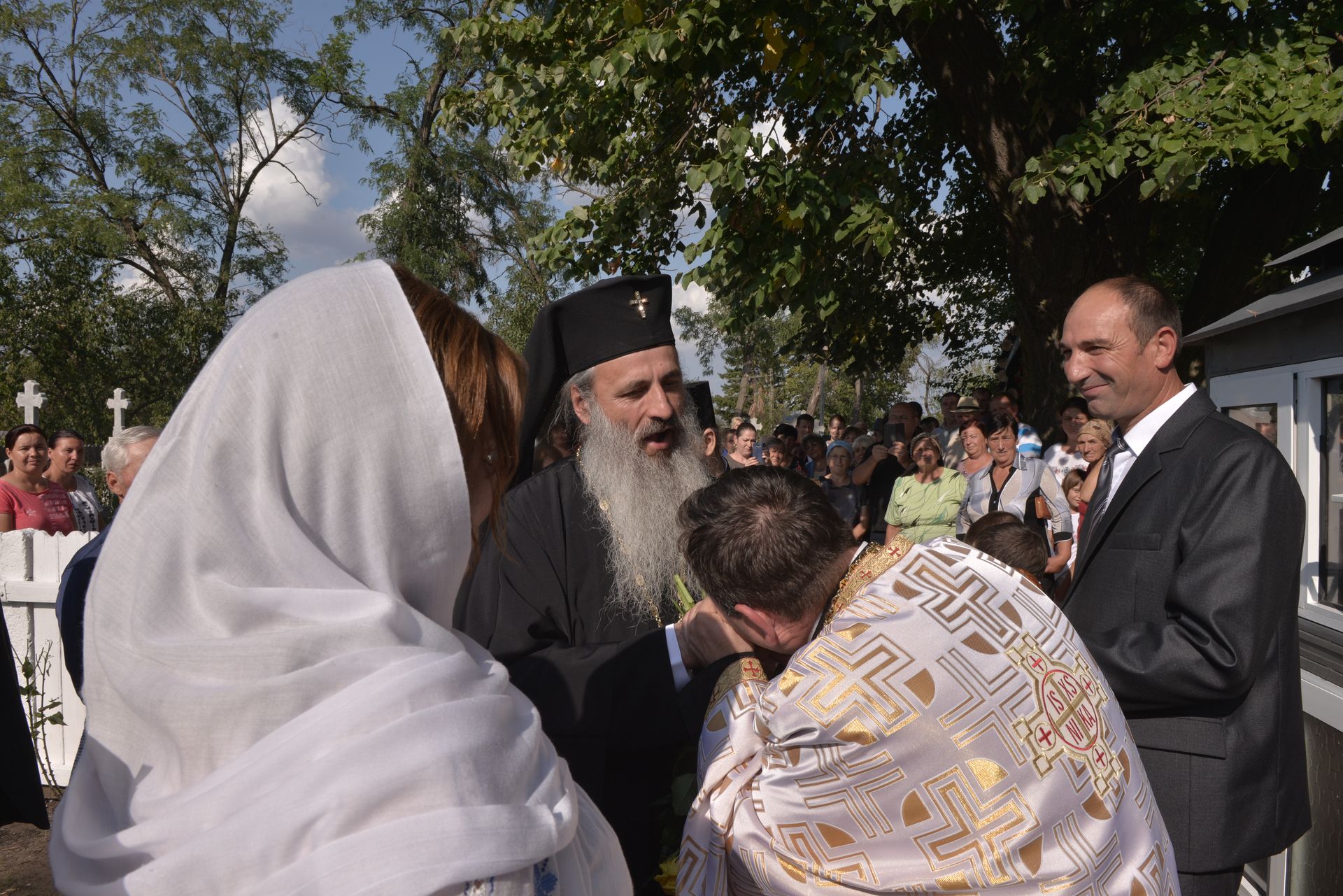 Sfințire de casă socială la Oprișeni, Iași