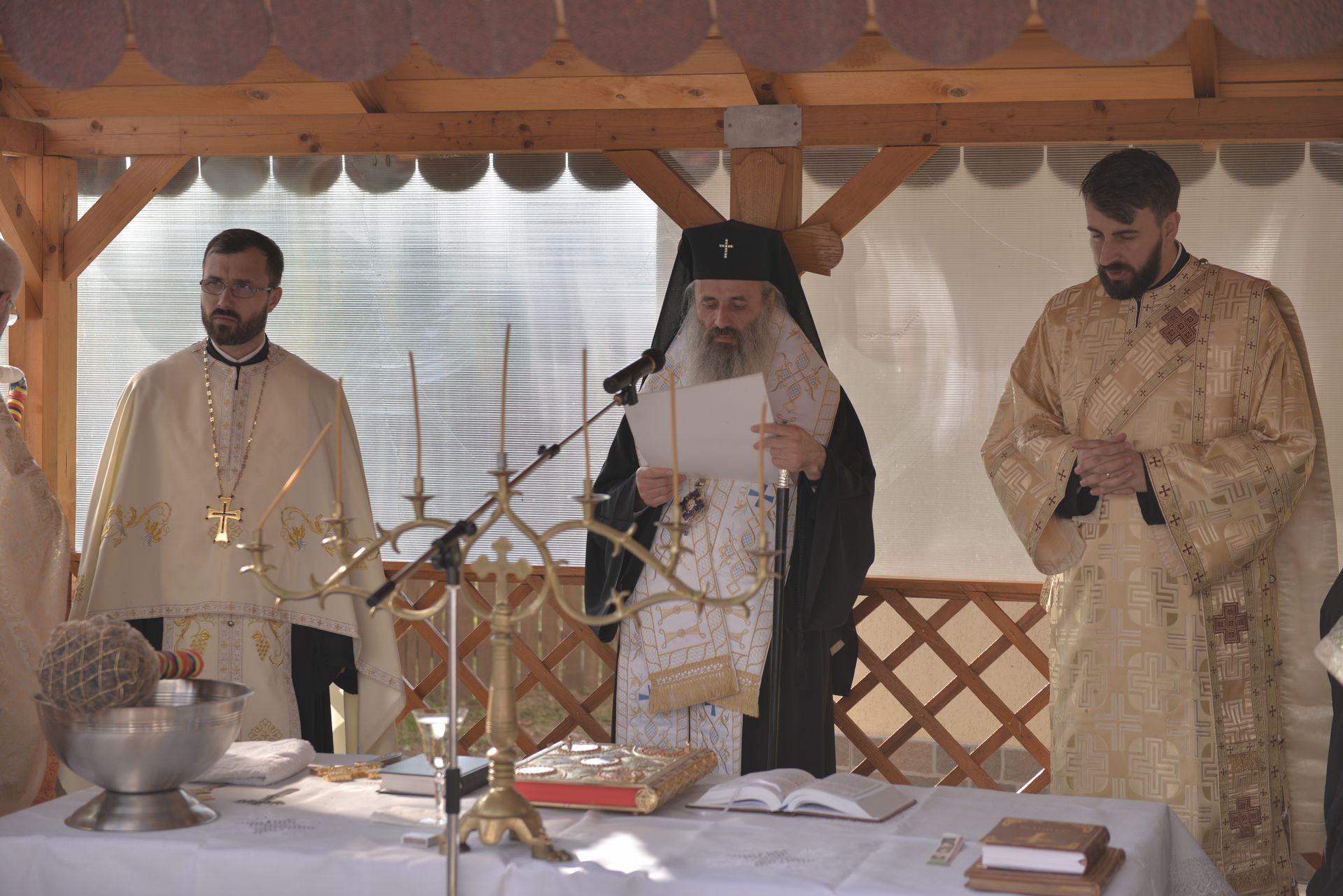 Sfințire de casă socială la Oprișeni, Iași