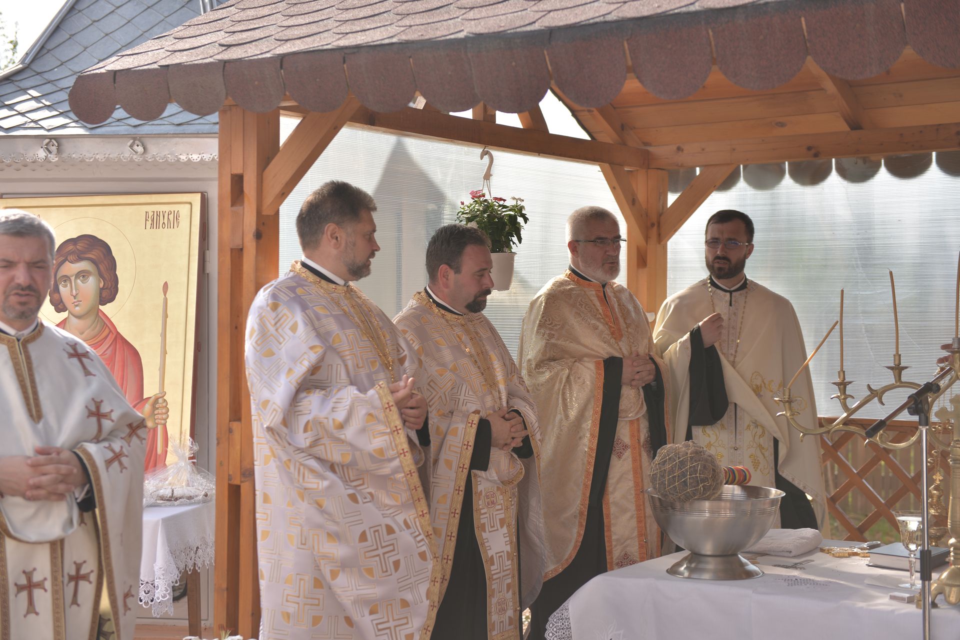 Sfințire de casă socială la Oprișeni, Iași