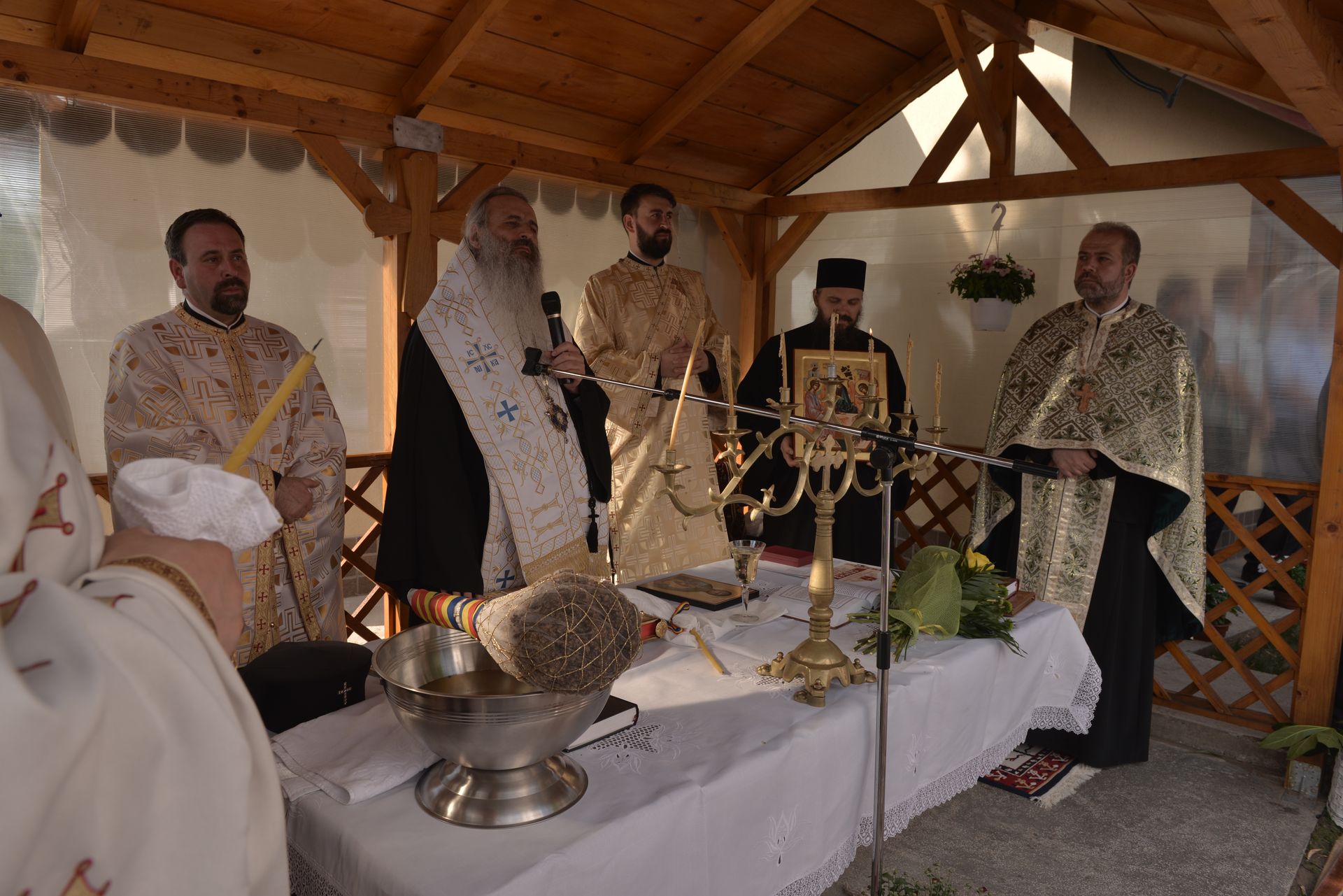 Sfințire de casă socială la Oprișeni, Iași