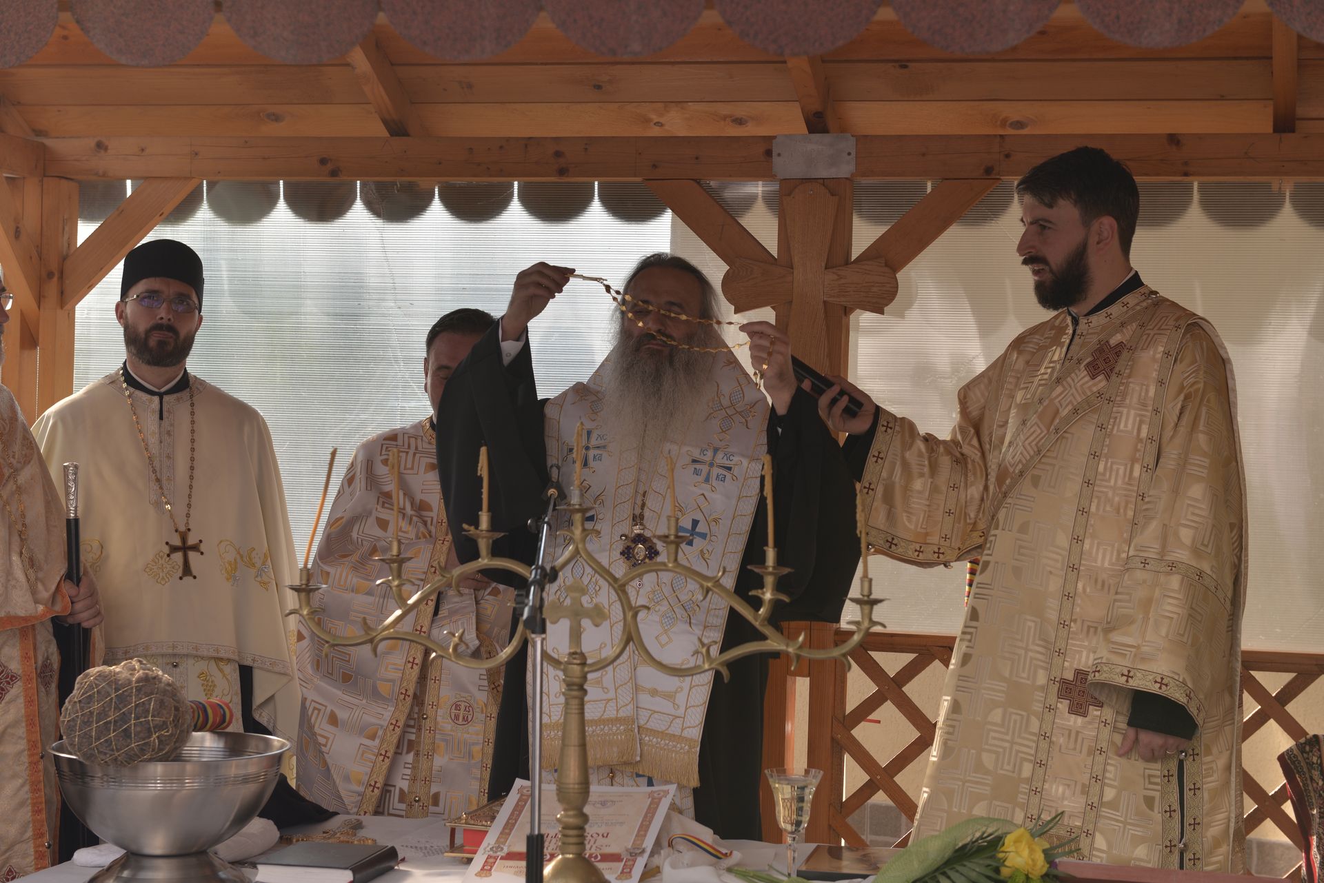 Sfințire de casă socială la Oprișeni, Iași