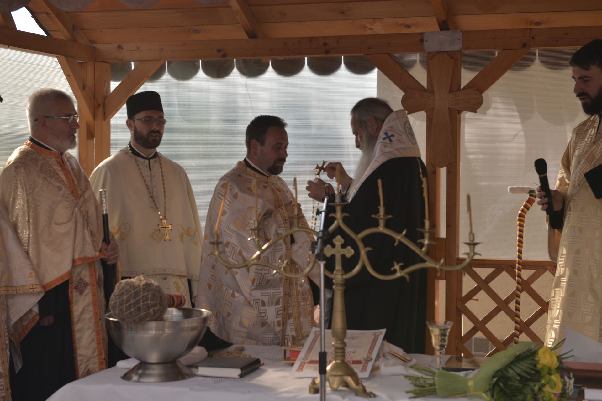 Sfințire de casă socială la Oprișeni, Iași