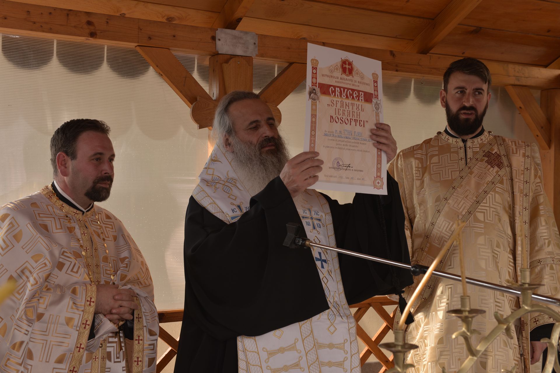 Sfințire de casă socială la Oprișeni, Iași