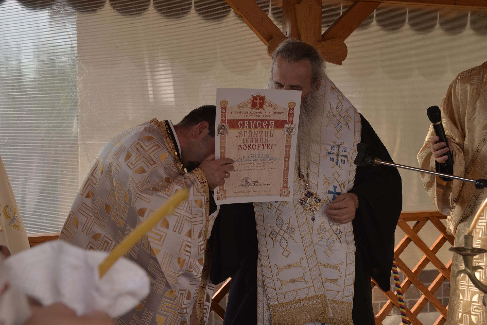 Sfințire de casă socială la Oprișeni, Iași