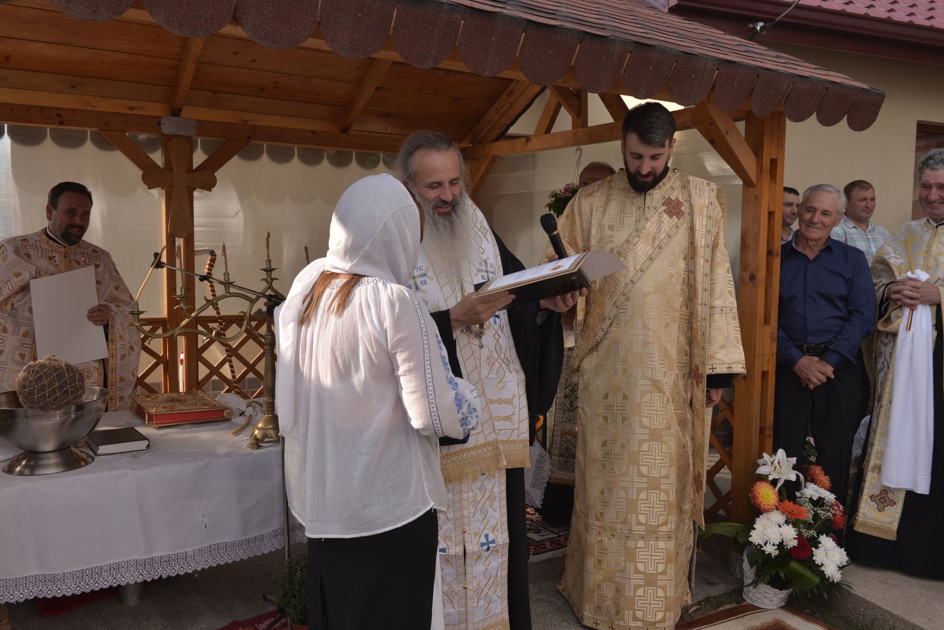 Sfințire de casă socială la Oprișeni, Iași