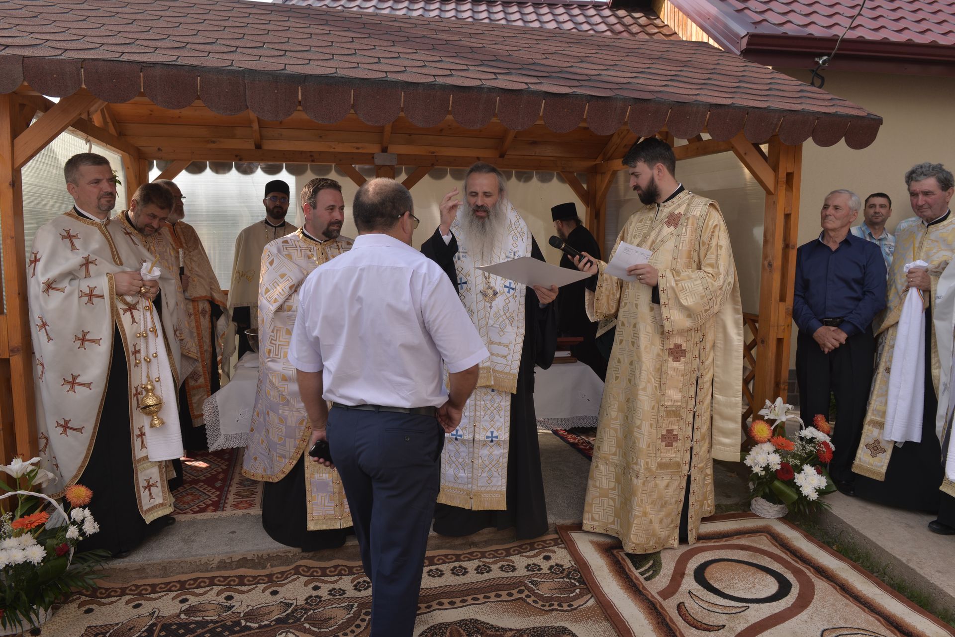 Sfințire de casă socială la Oprișeni, Iași