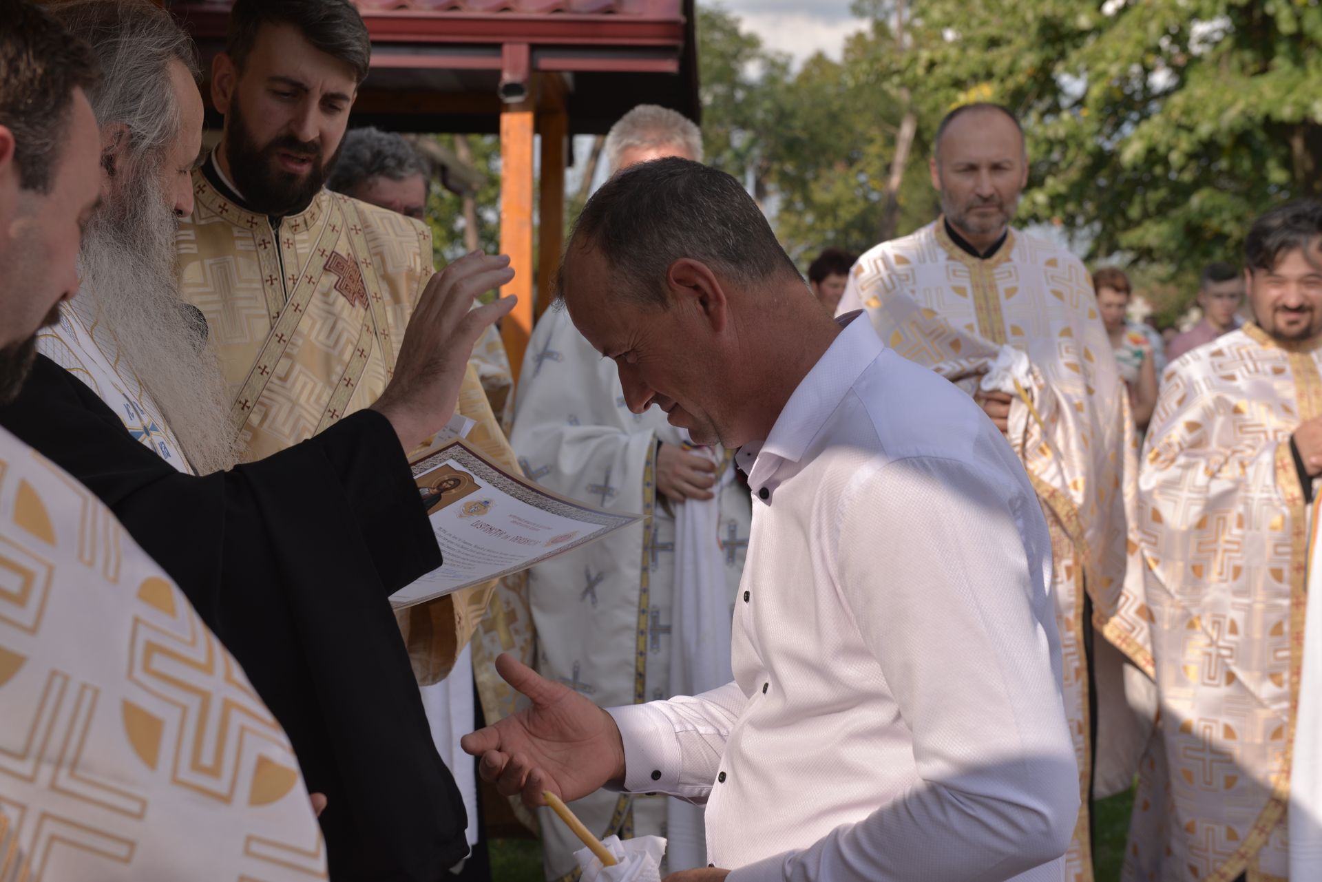 Sfințire de casă socială la Oprișeni, Iași