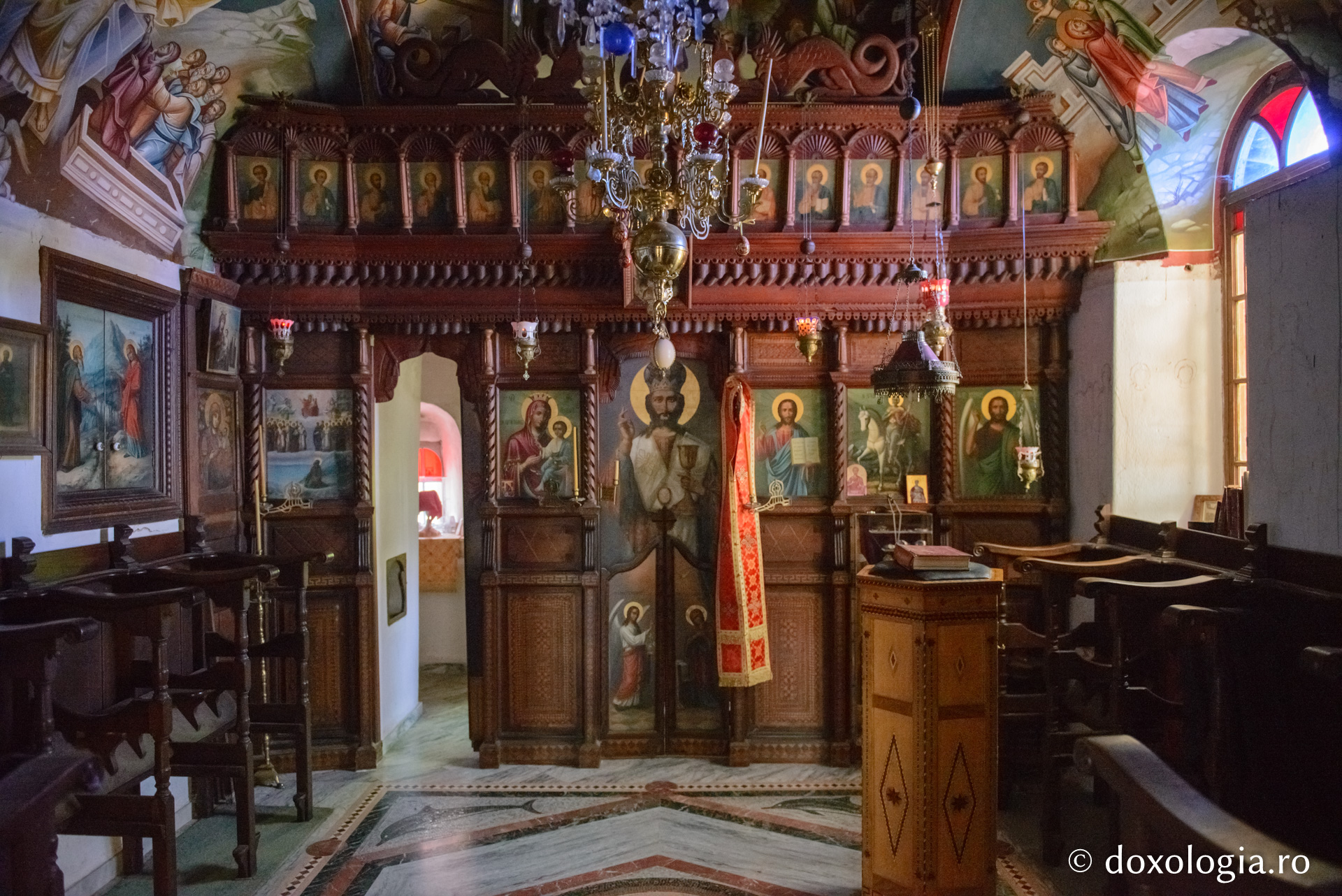 Chilia „Sfântul Mina” – Vigla, Athos / Foto: Pr. Silviu Cluci Chilia „Sfântul Mina” – Vigla, Athos