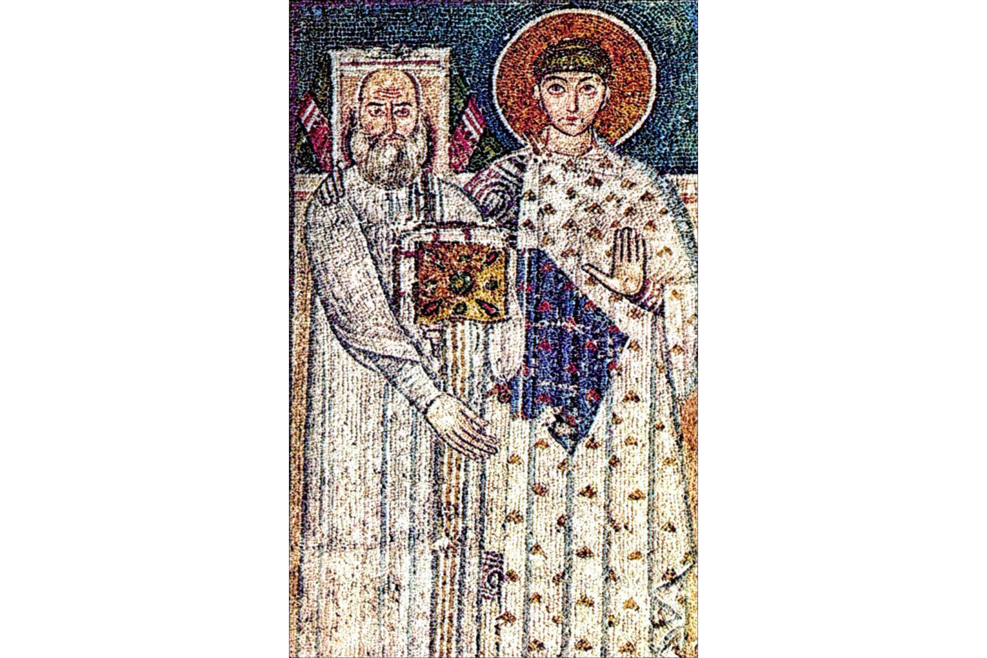 Sfântul Dimitrie împreună cu un diacon