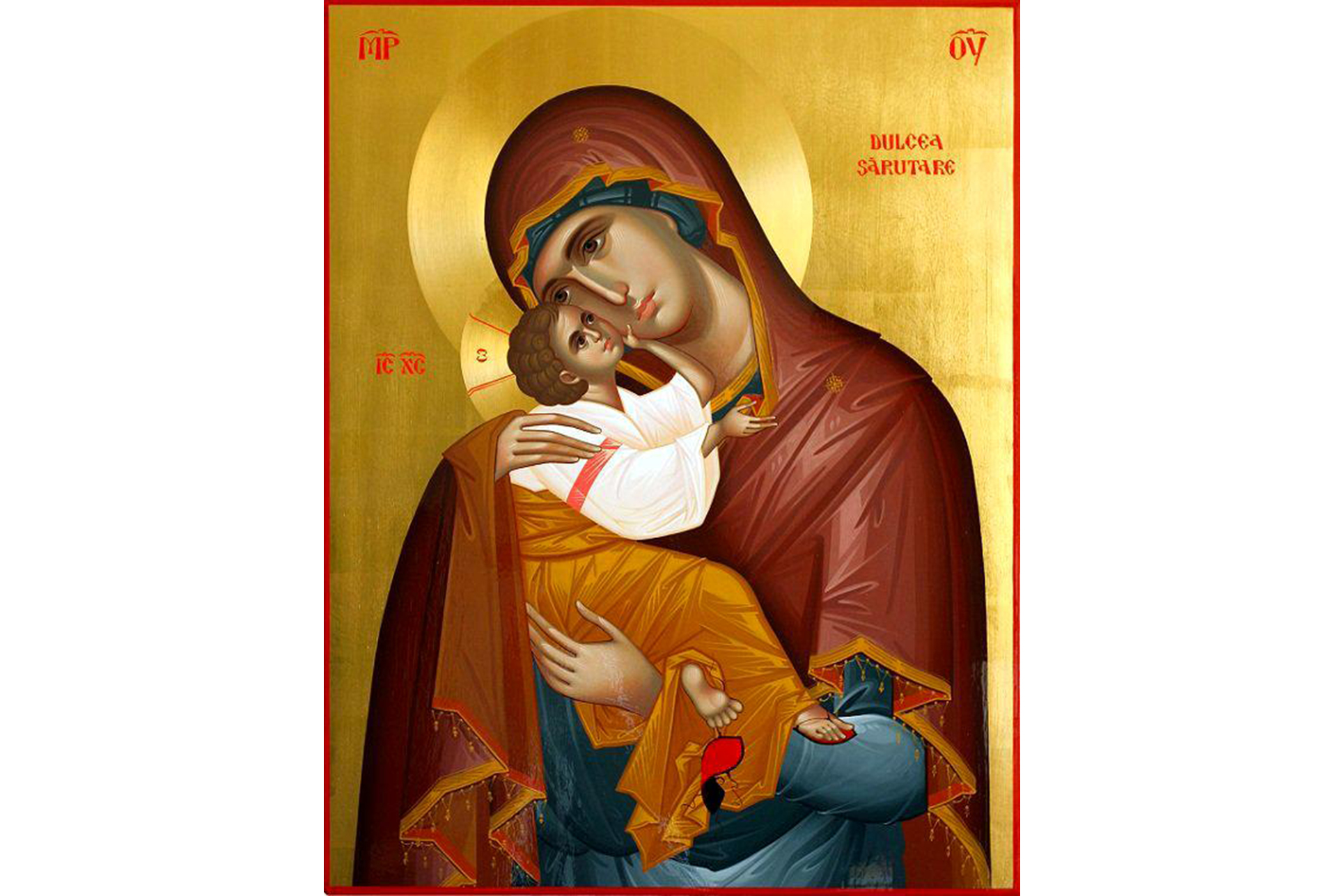 Icoana Maicii Domnului „Glikophilosa” (Dulcea sărutare) Icoana Maicii Domnului „Glikophilosa” (Dulcea sărutare)