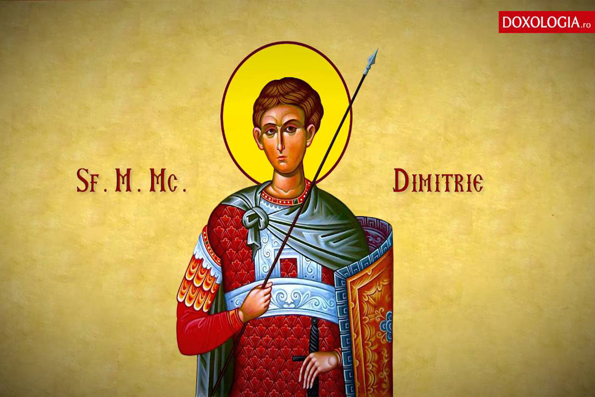 Sfântul Mare Mucenic Dimitrie, izvorâtorul de mir – drumul spre sfințenie Sfântul Mare Mucenic Dimitrie, izvorâtorul de mir