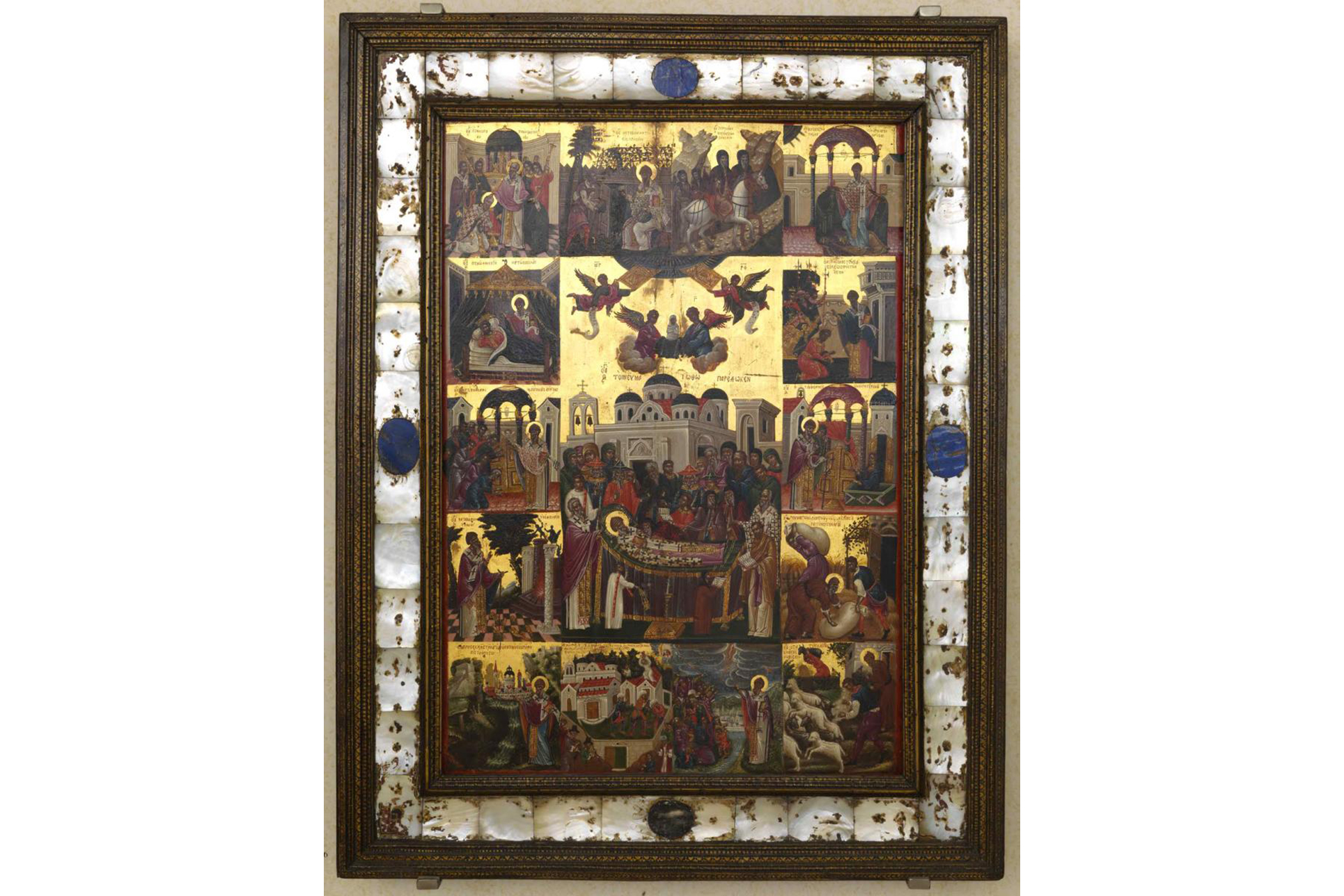 Adormirea Sfântului Spiridon în iconografie