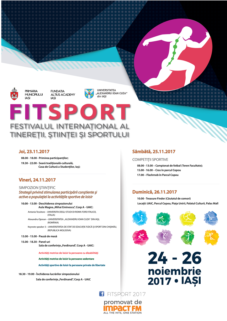 Festivalul Internațional al Tinereții, Științei și Sportului va avea loc la Iaşi