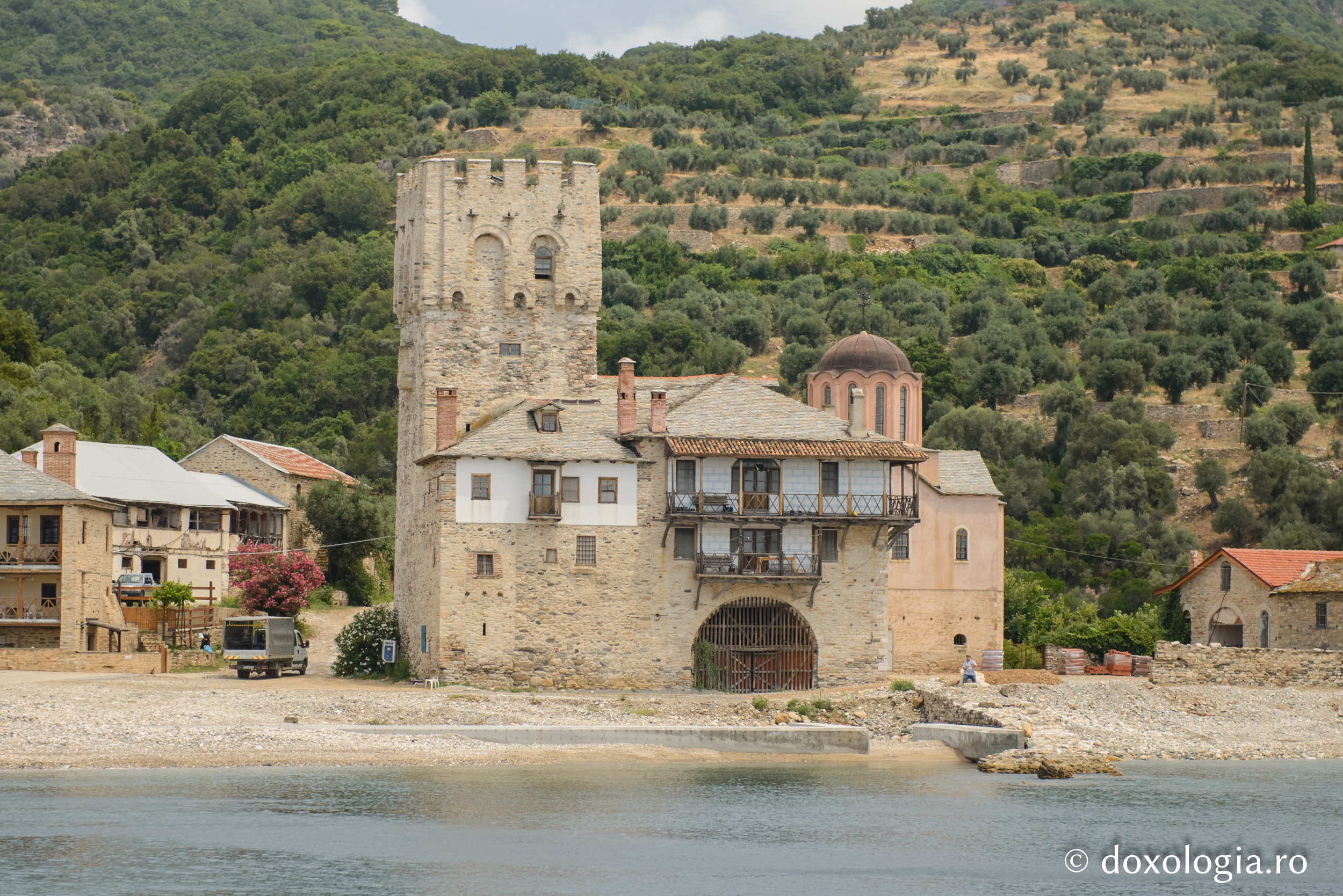 Turnul-arsana al Mănăstirii Zografu