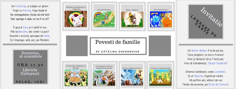 Lansarea volumului „Povești de familie”, la Iași