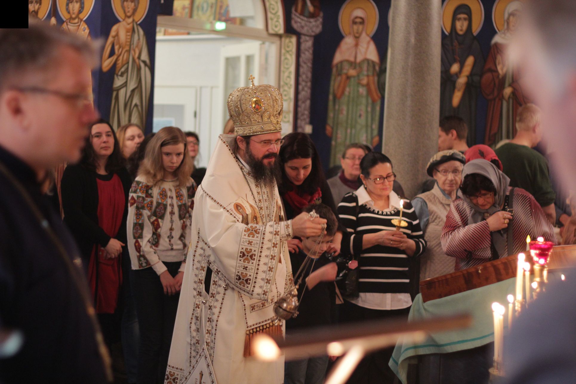 Preasfințitul Părinte Episcop Macarie Drăgoi, în slujire misionară la românii din Norvegia, Finlanda și Suedia