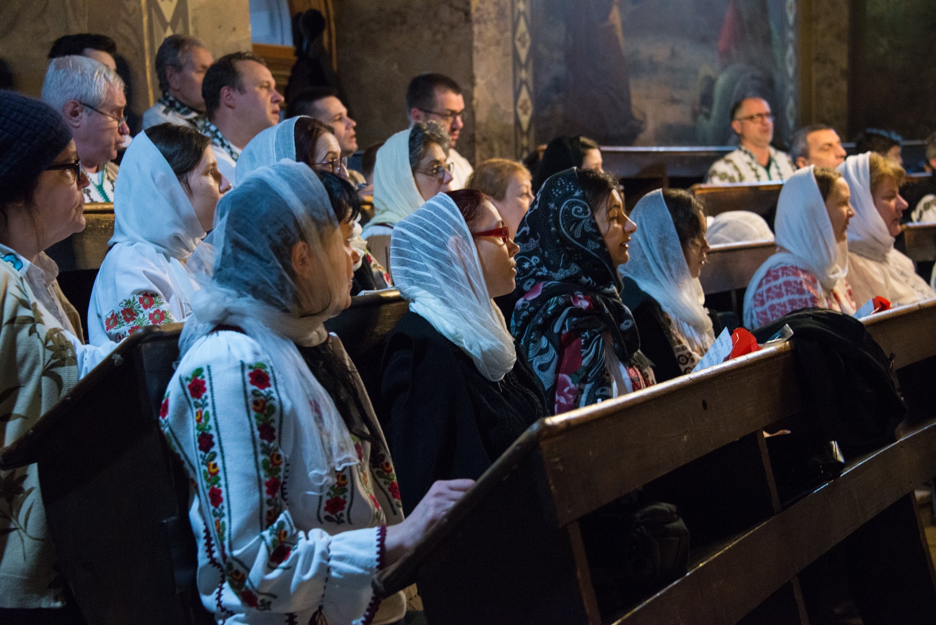 Sute de credincioși la Catedrala mitropolitană din Iași, în Prima Duminică din Postul Nașterii Domnului