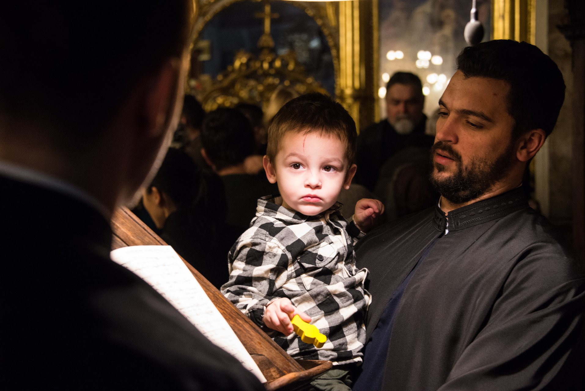 Sute de credincioși la Catedrala mitropolitană din Iași, în Prima Duminică din Postul Nașterii Domnului