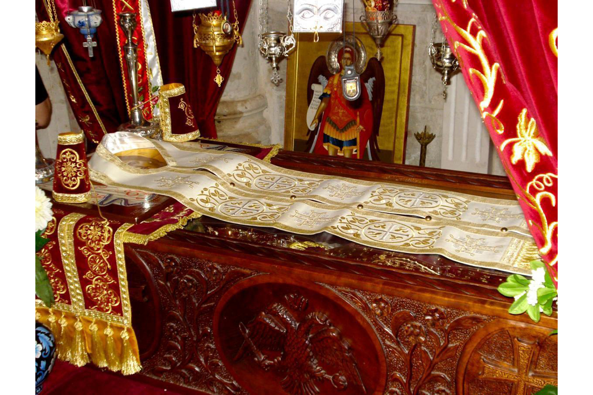 Moaștele noului Sfânt Mucenic Filumen